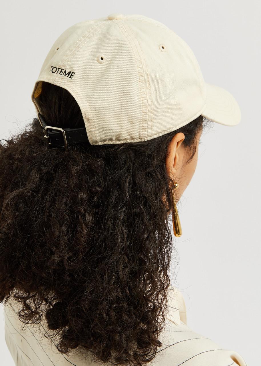 Logo-embroidered cotton cap 