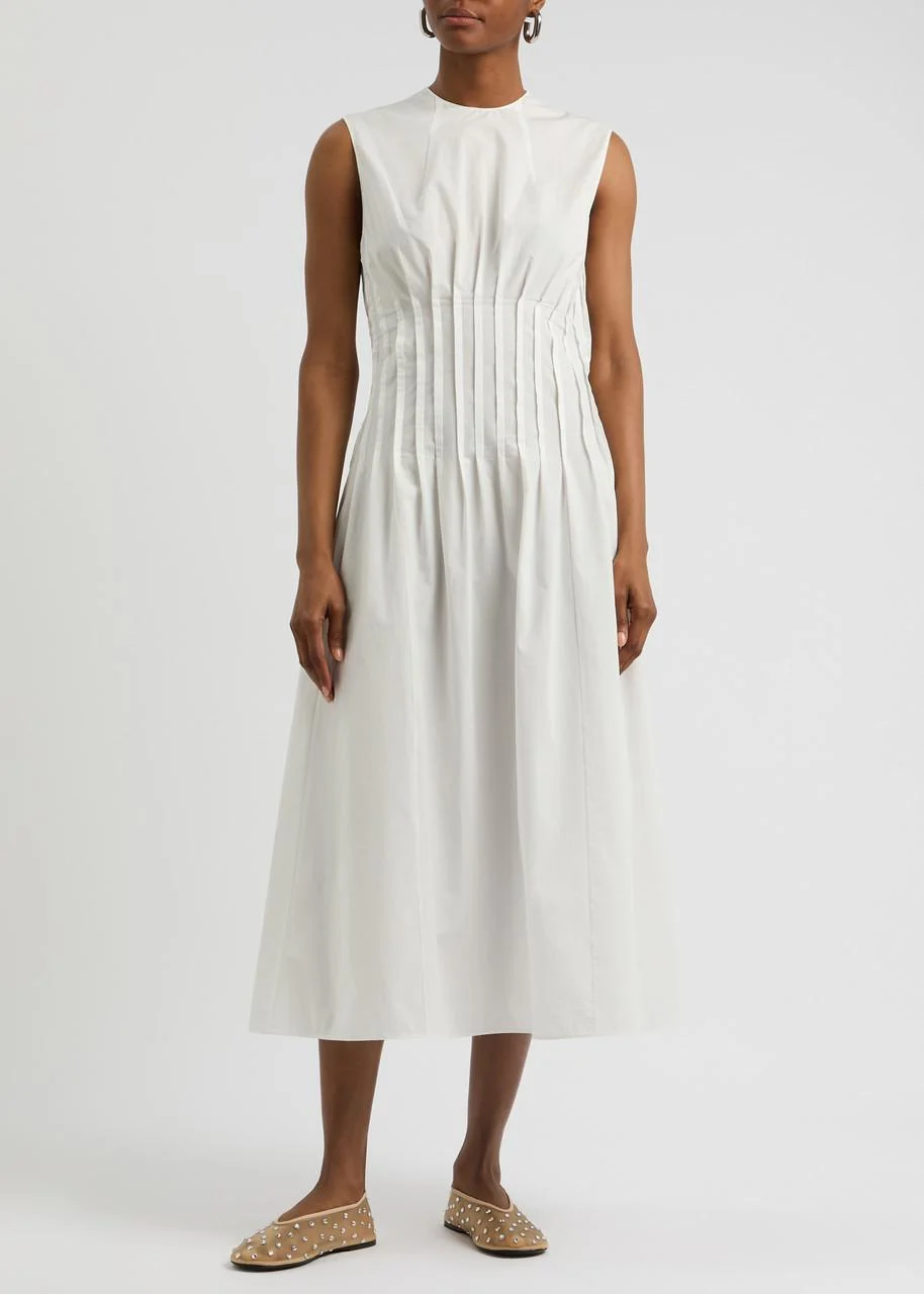 Wes cotton midi dress 