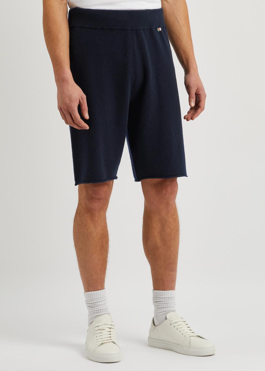 N°240 running cashmere-blend shorts