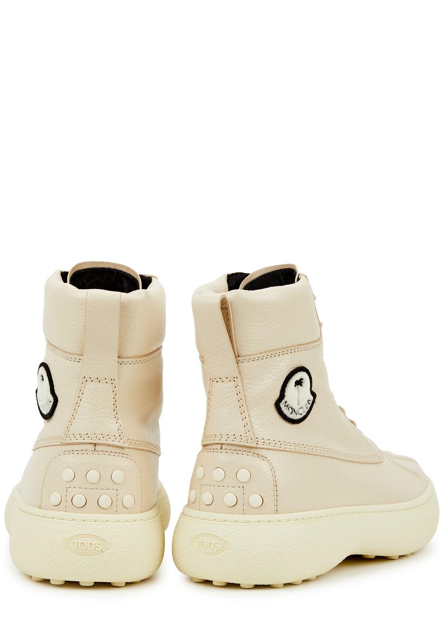 8 Moncler Palm Angels X Tod's leather ankle boots