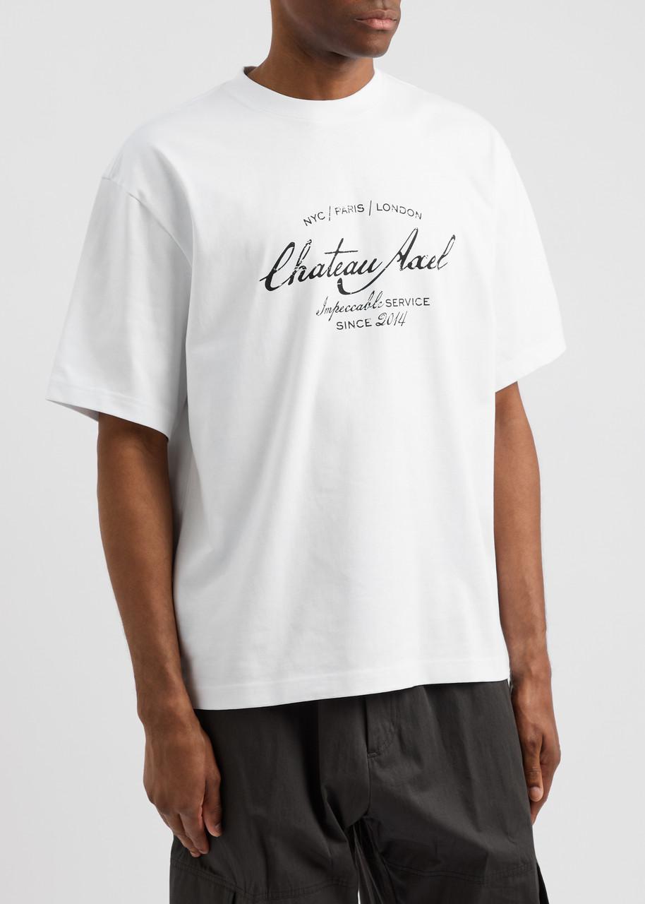 Château Axel logo cotton T-shirt