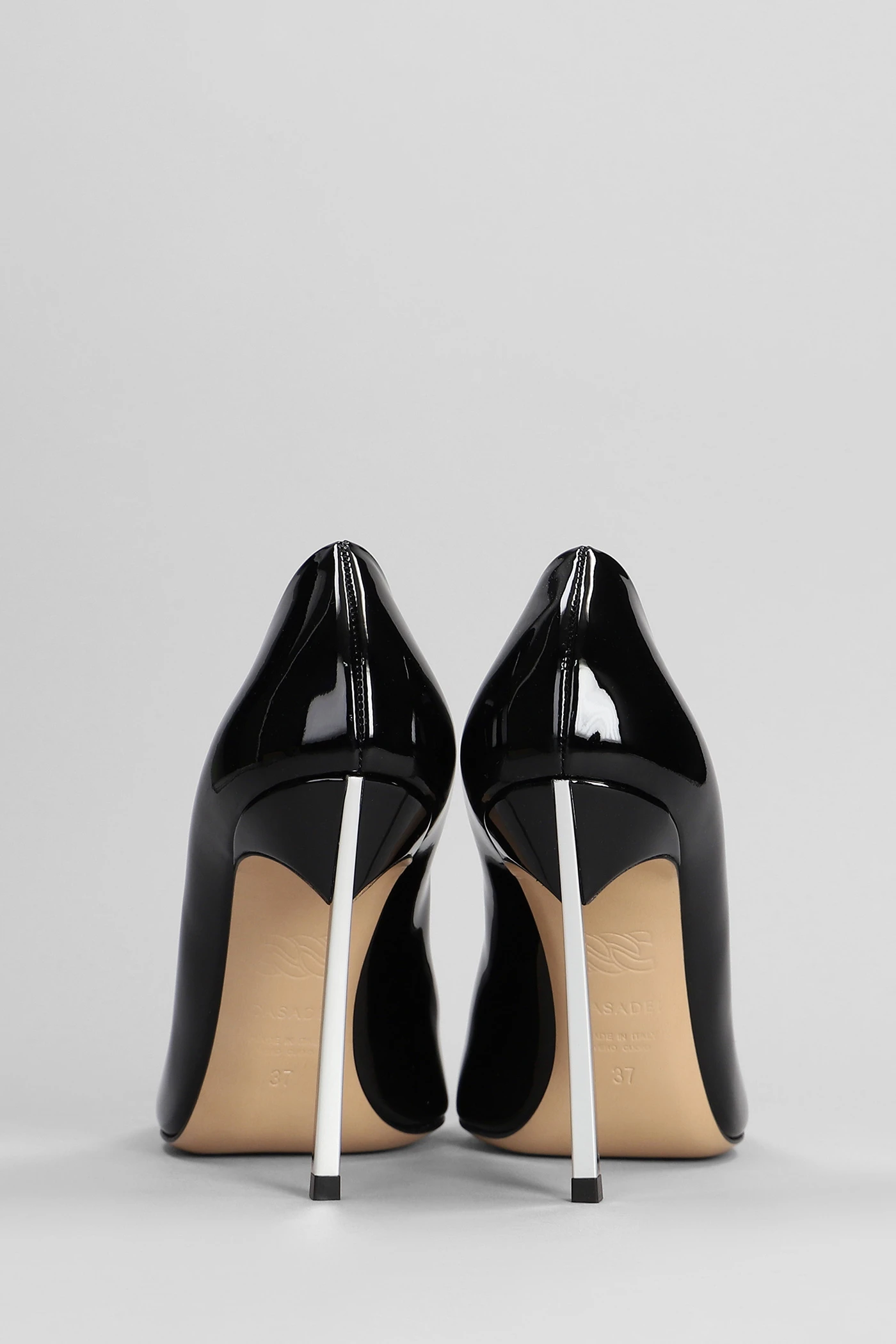 Superblade Pumps In Black Patent Leather