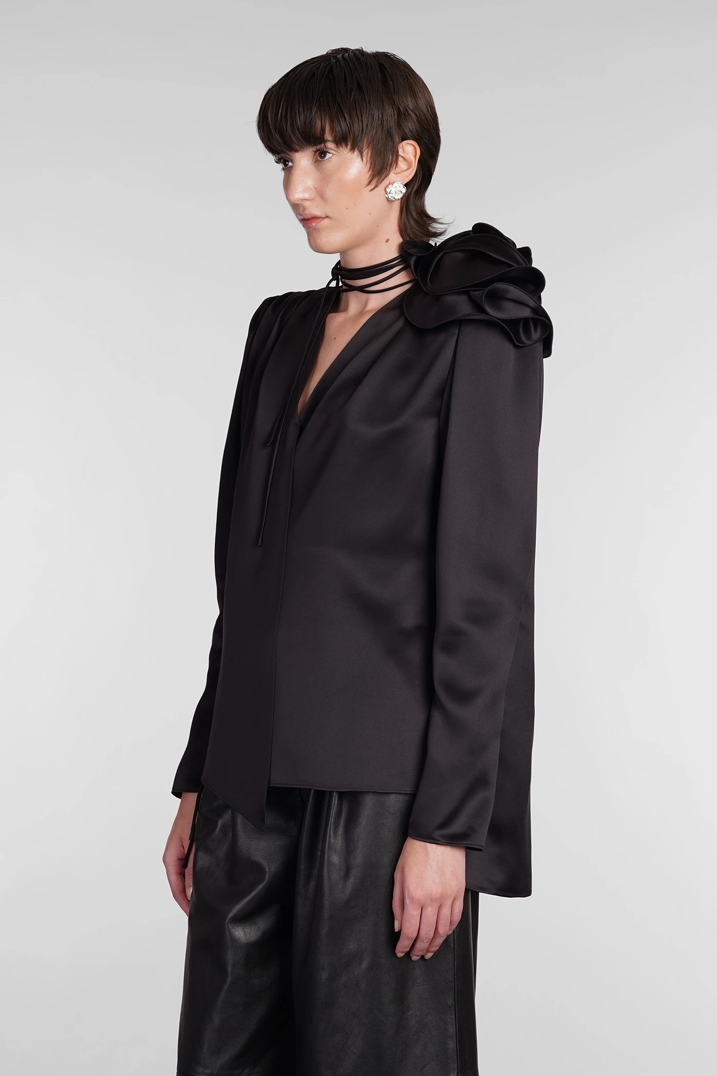 Blouse In Black Silk