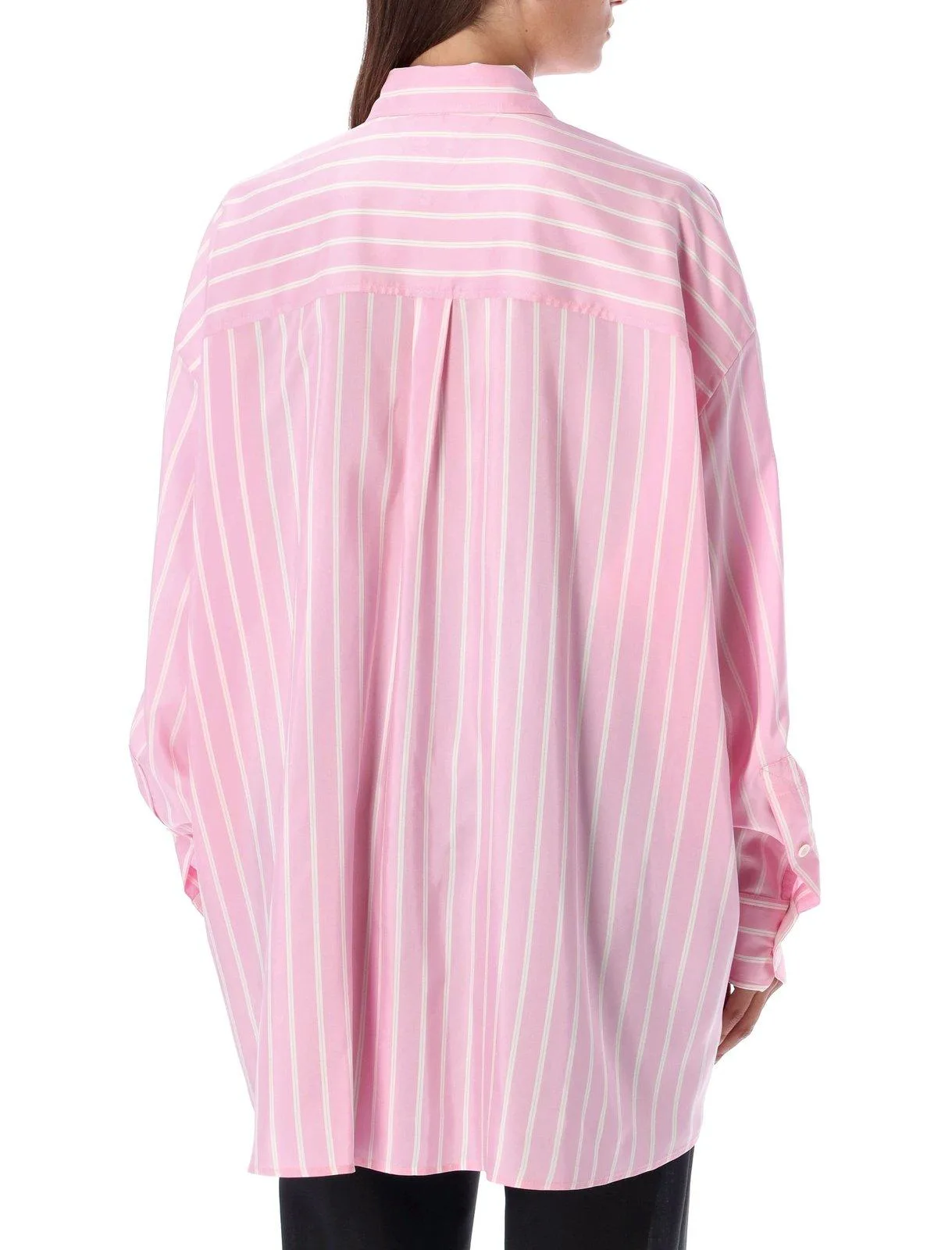 Silk Shirt With Striped Pattern