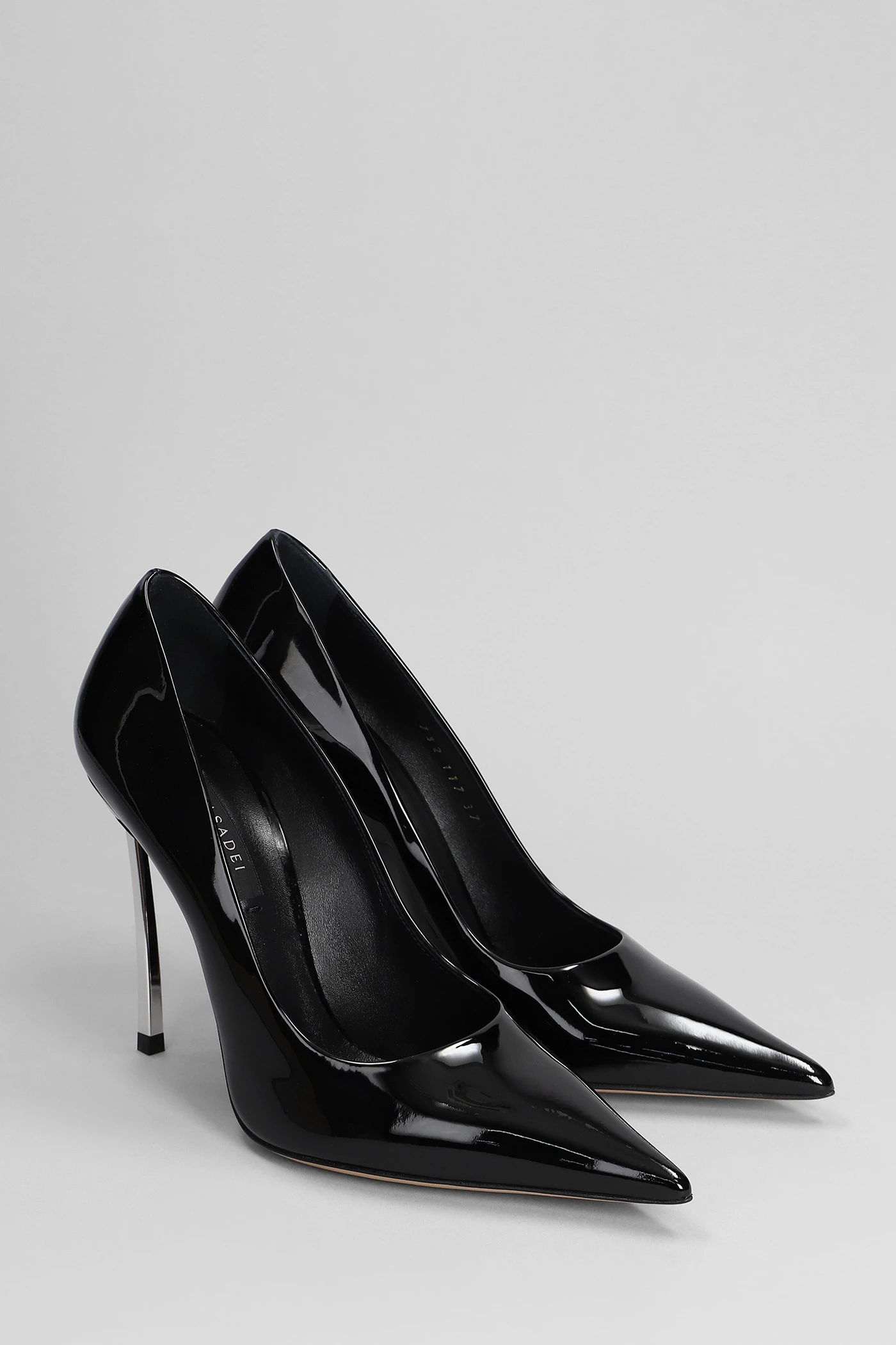 Superblade Pumps In Black Patent Leather