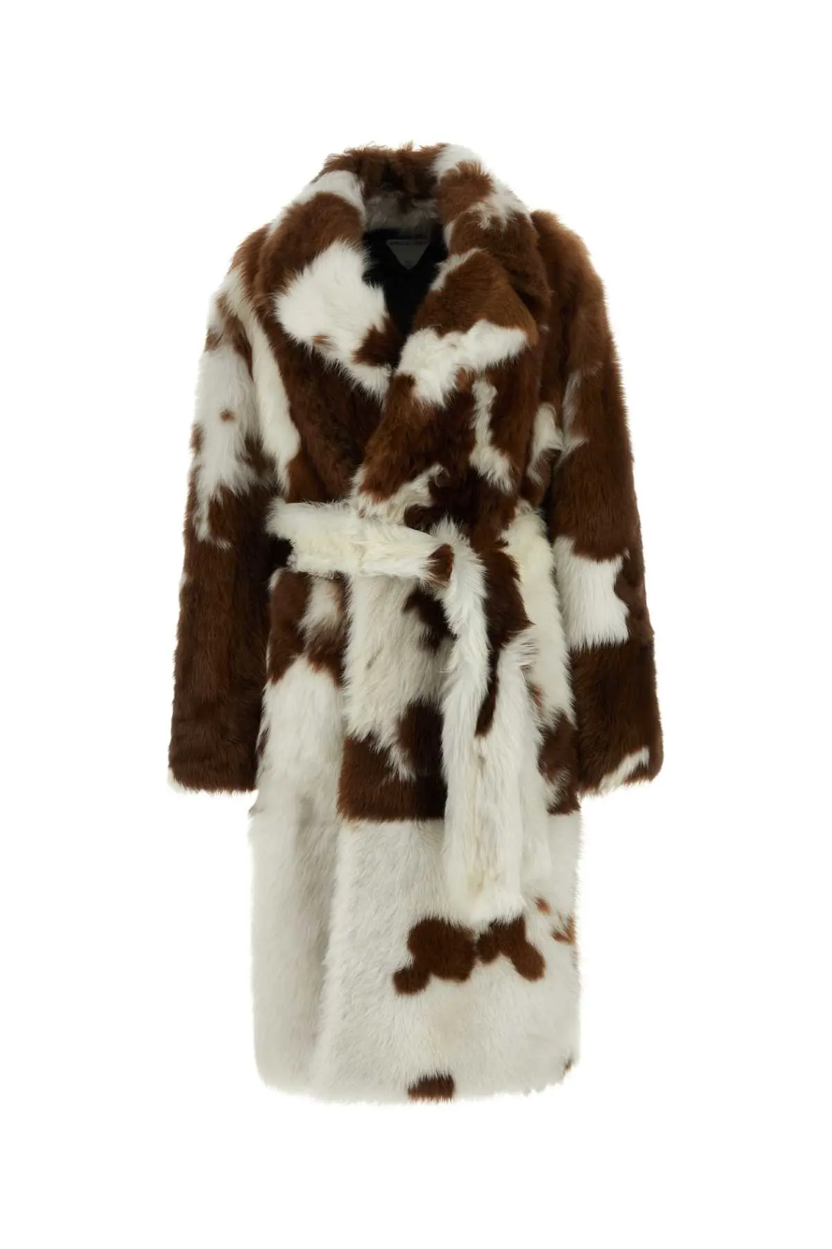 Two-tone Shearling Coat