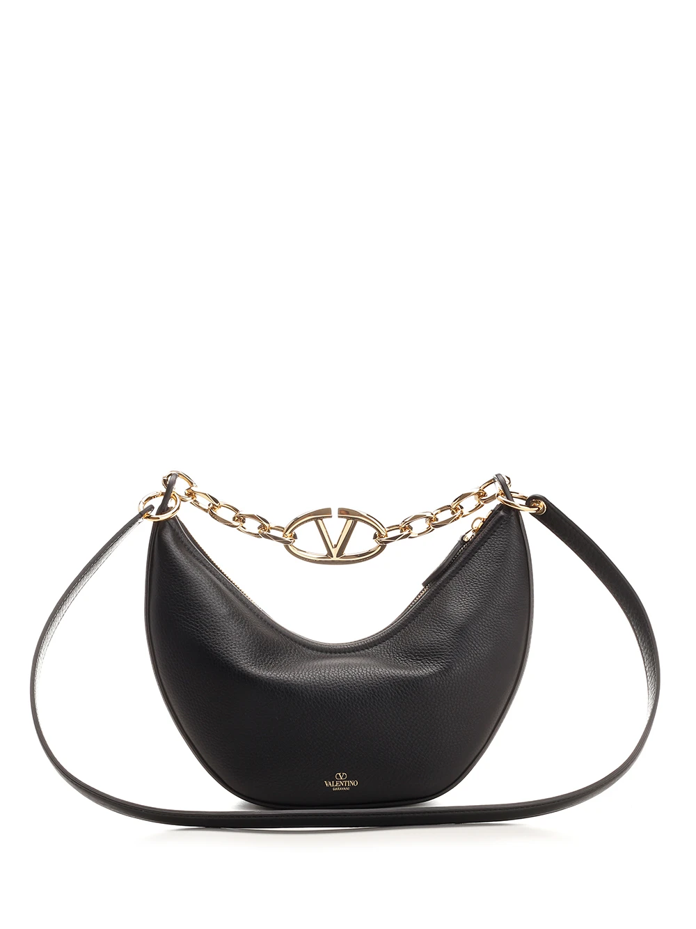 'v Logo' Hobo Bag