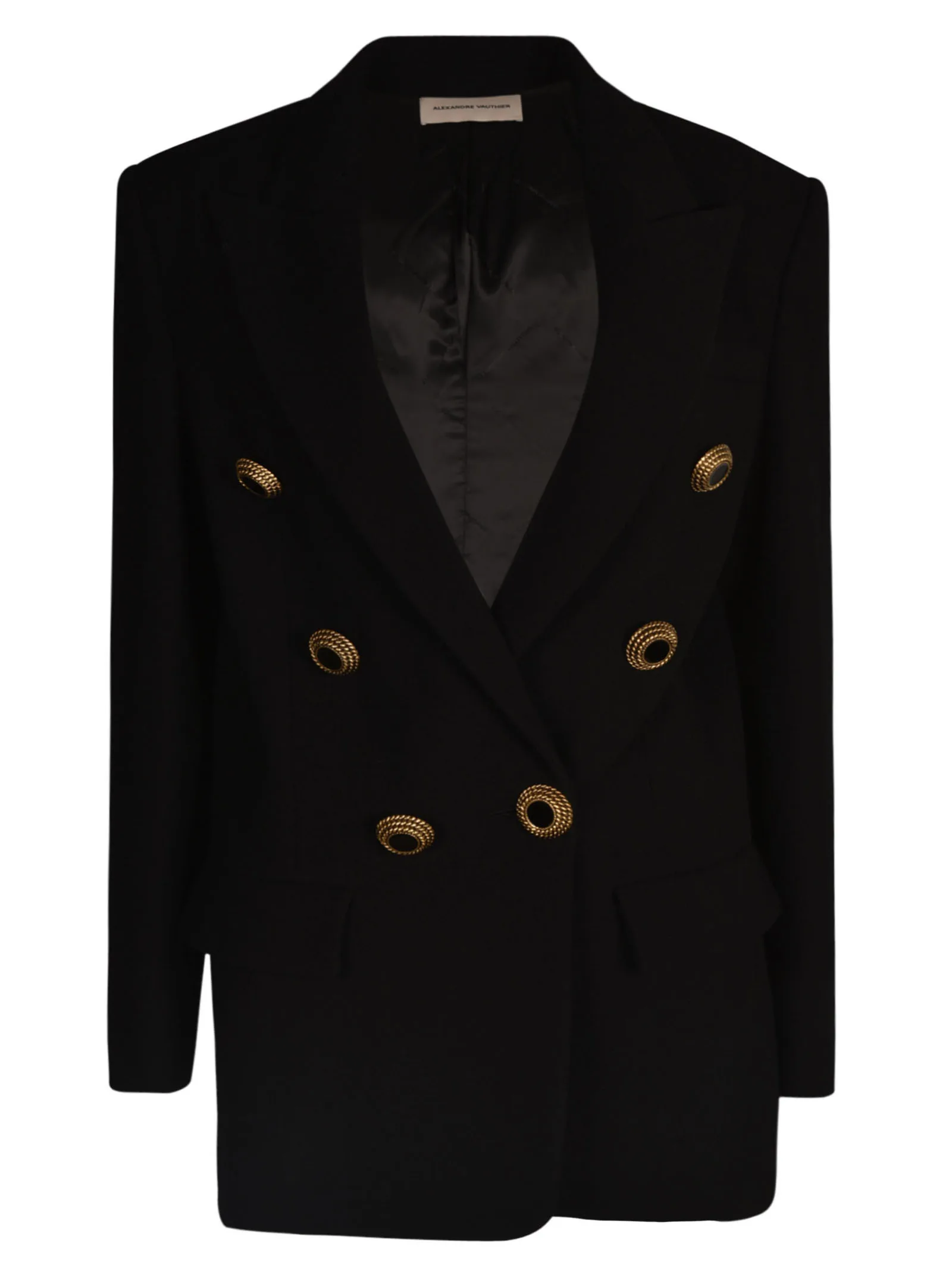 Double-breasted Buttoned Blazer