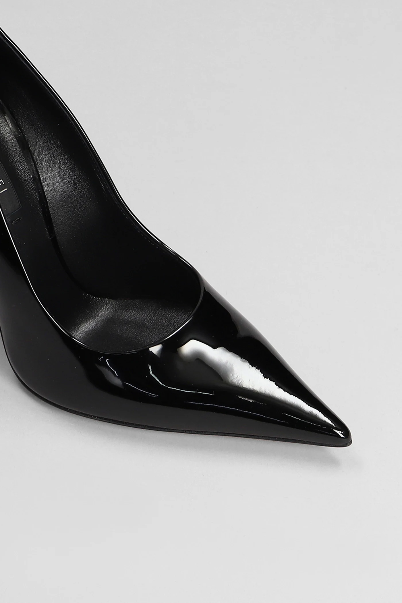 Superblade Pumps In Black Patent Leather