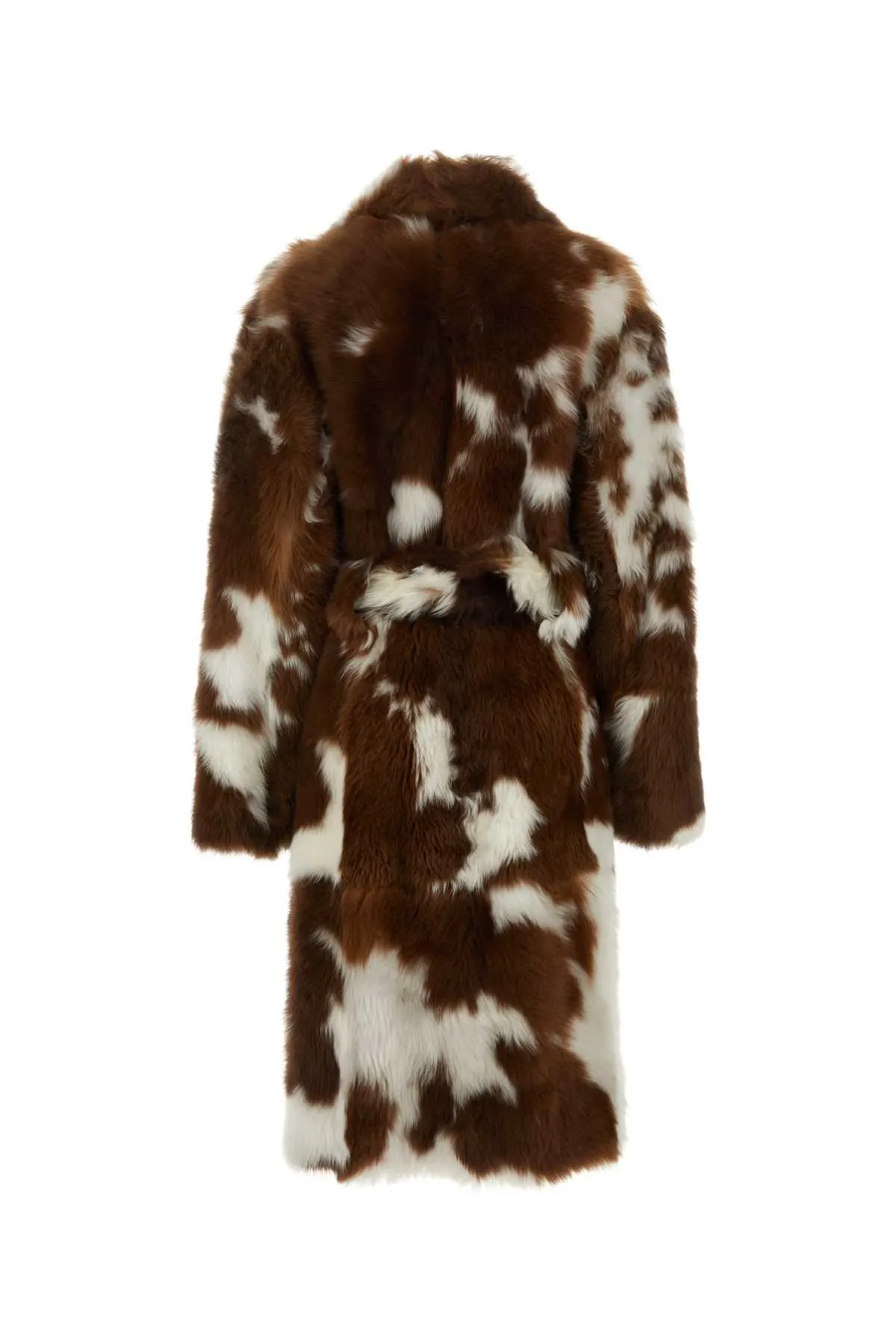 Two-tone Shearling Coat