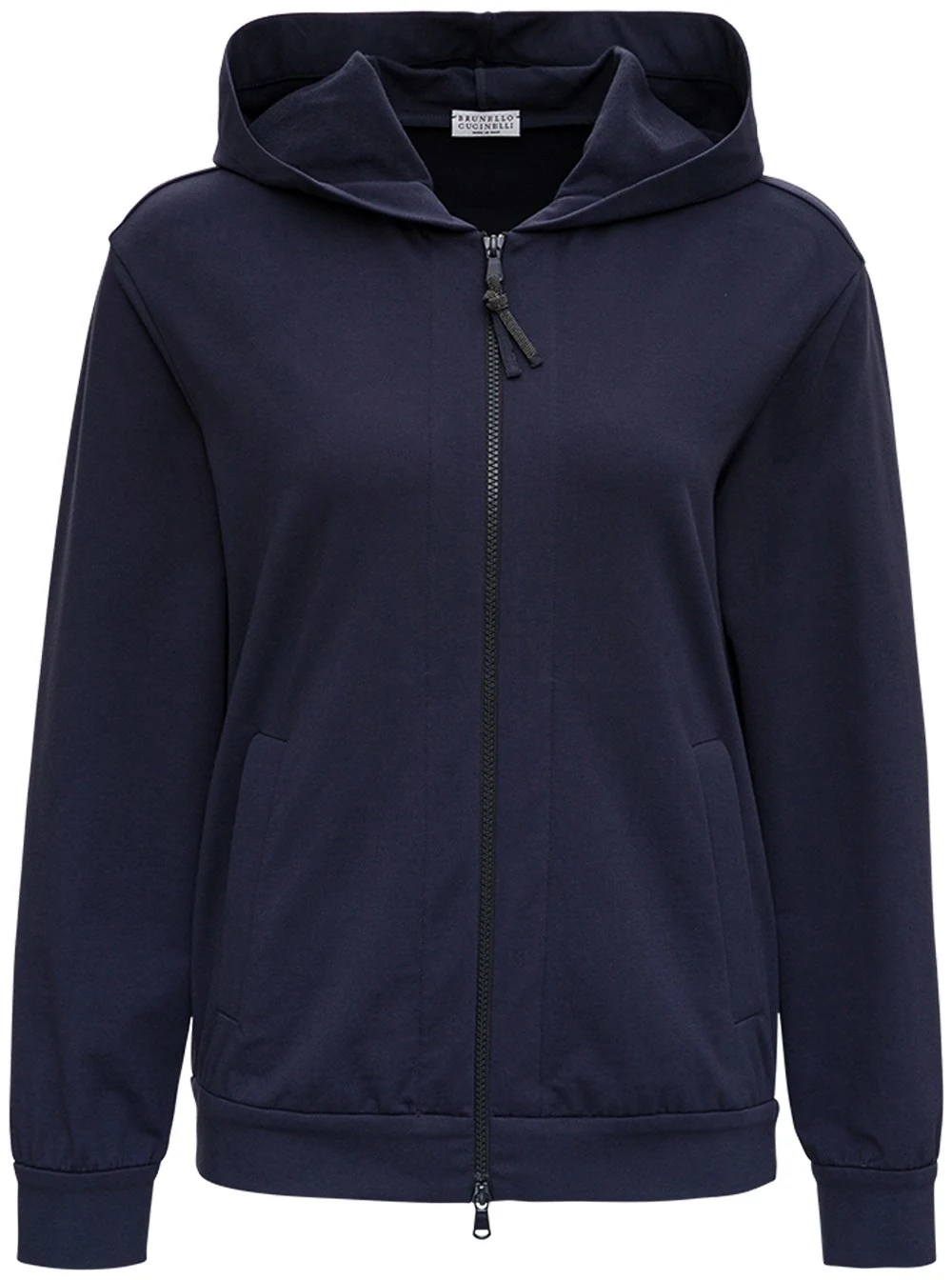 Brunello Cucinelli Blue Cotton Sweatshirt