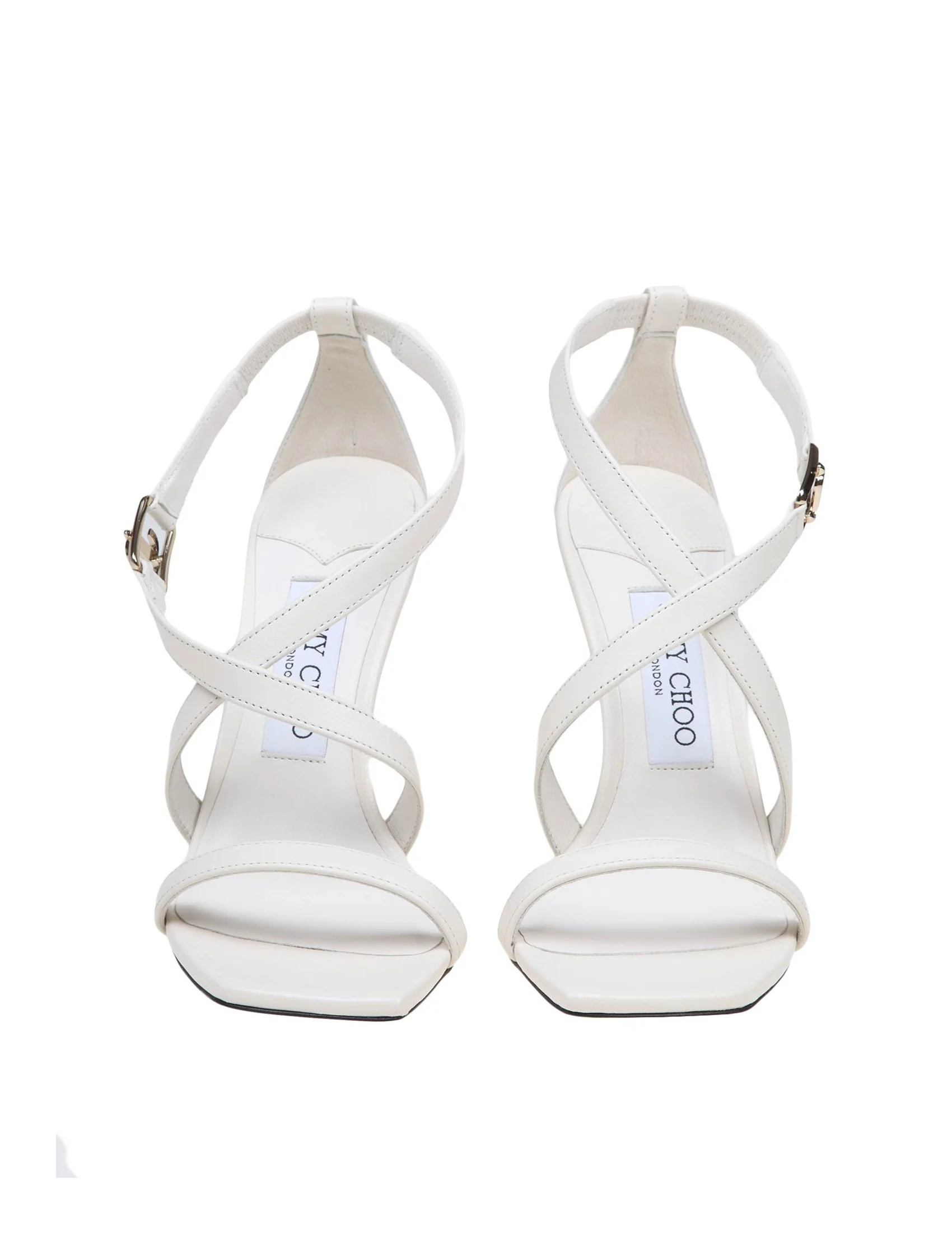 Jessica Sandal In Milk Color Nappa