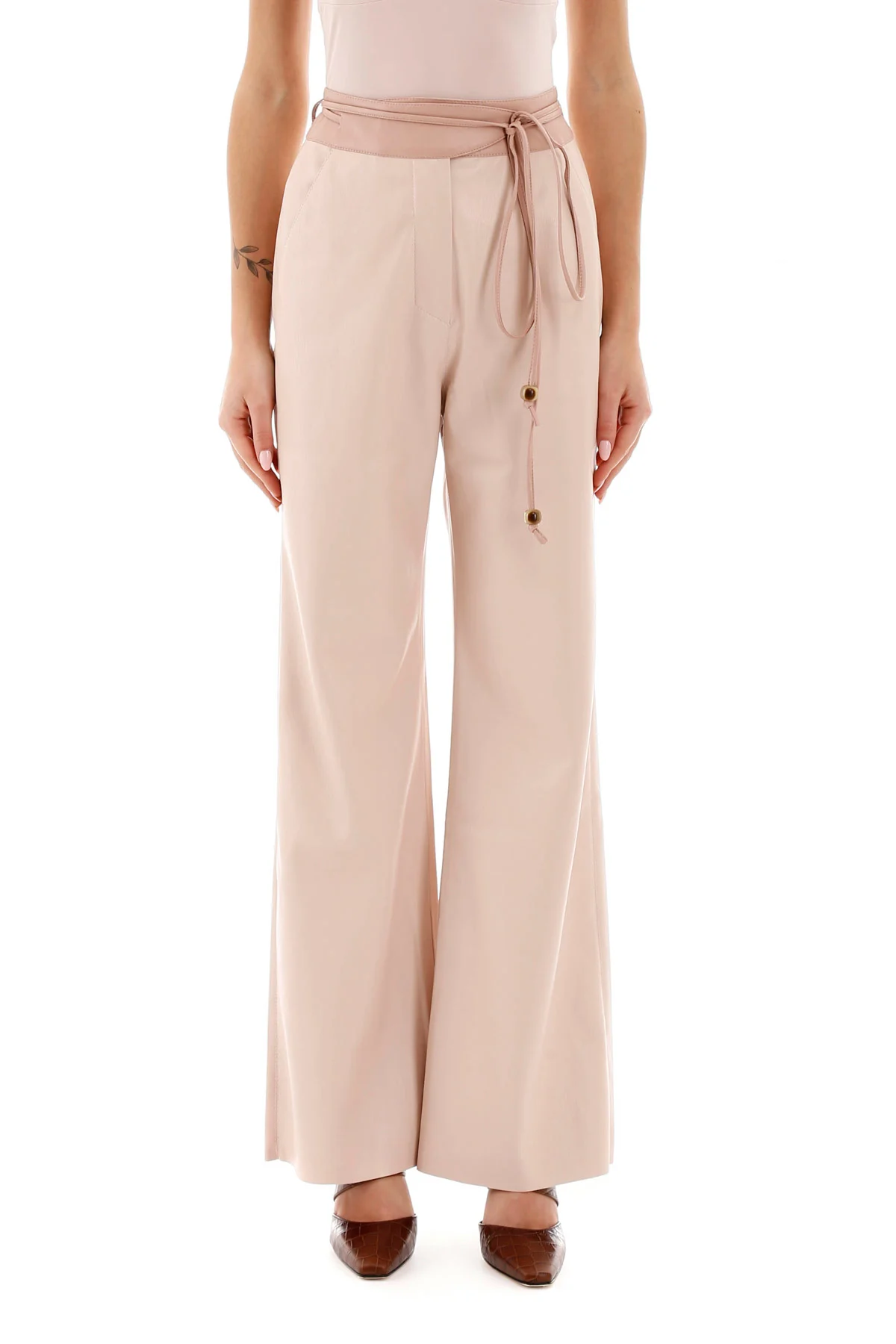 Nanushka Faux Leather Trousers