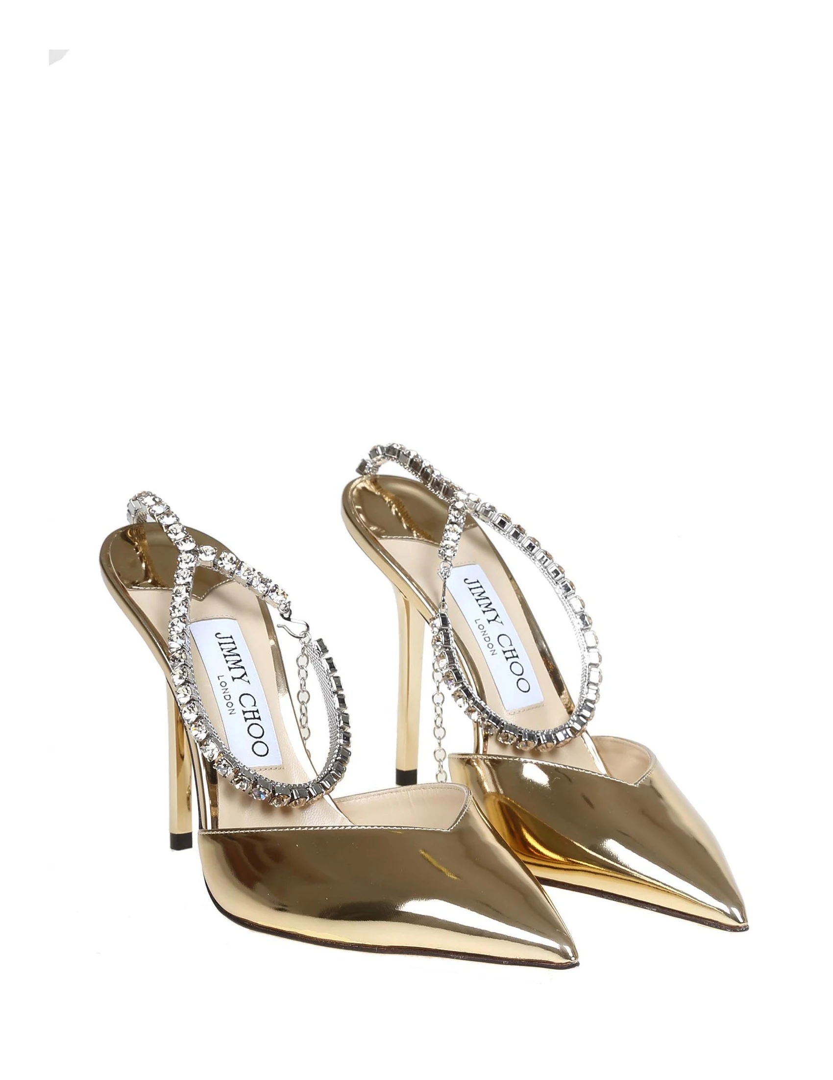 Saeda 100 Decollete In Gold Metallic Leather