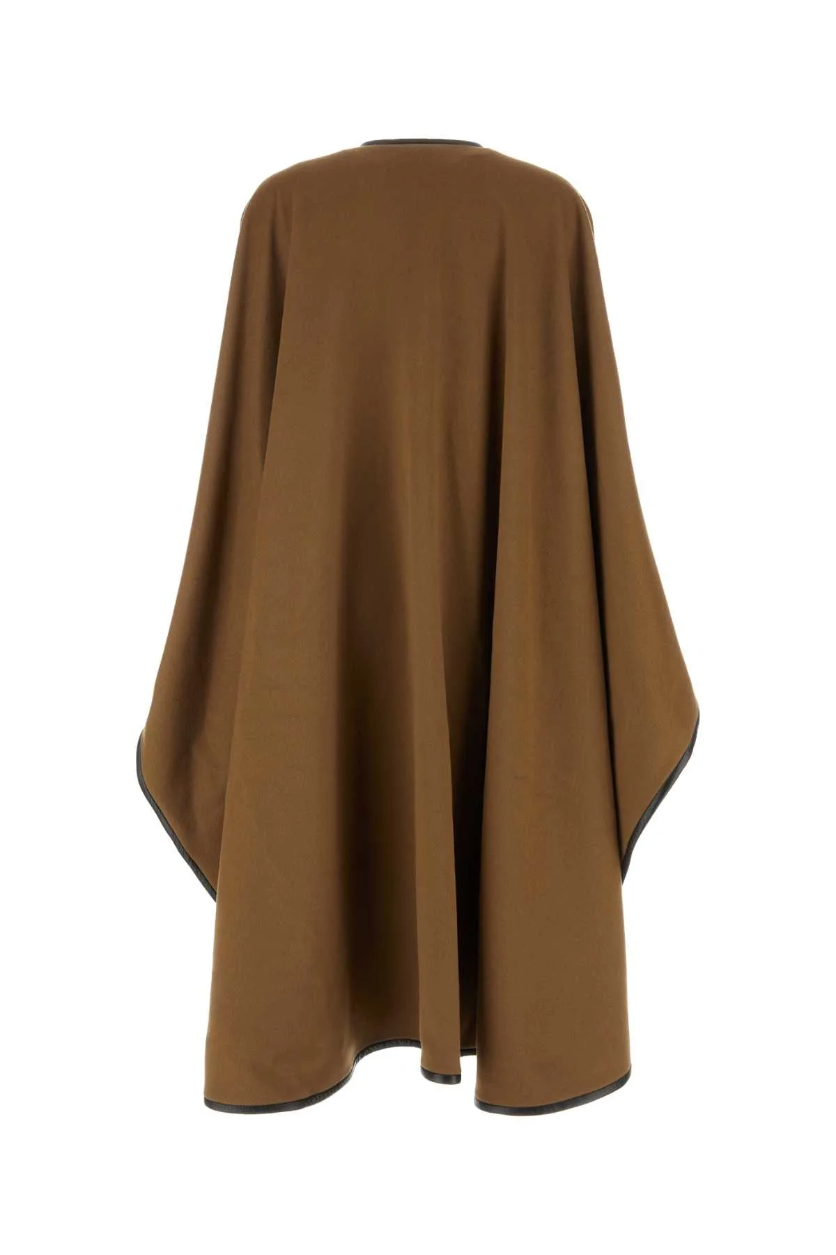 Cappuccino Wool Blend Cape