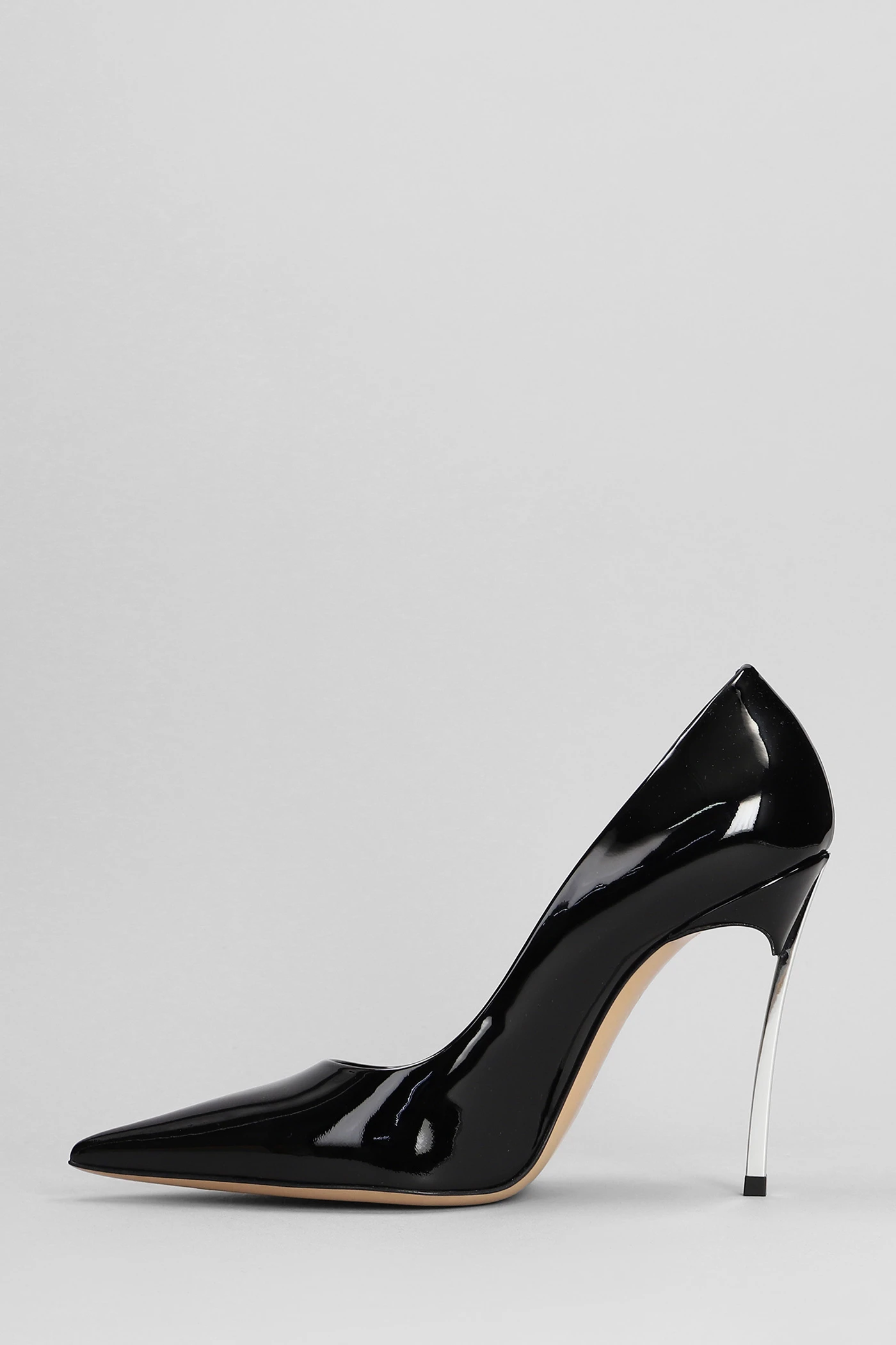 Superblade Pumps In Black Patent Leather