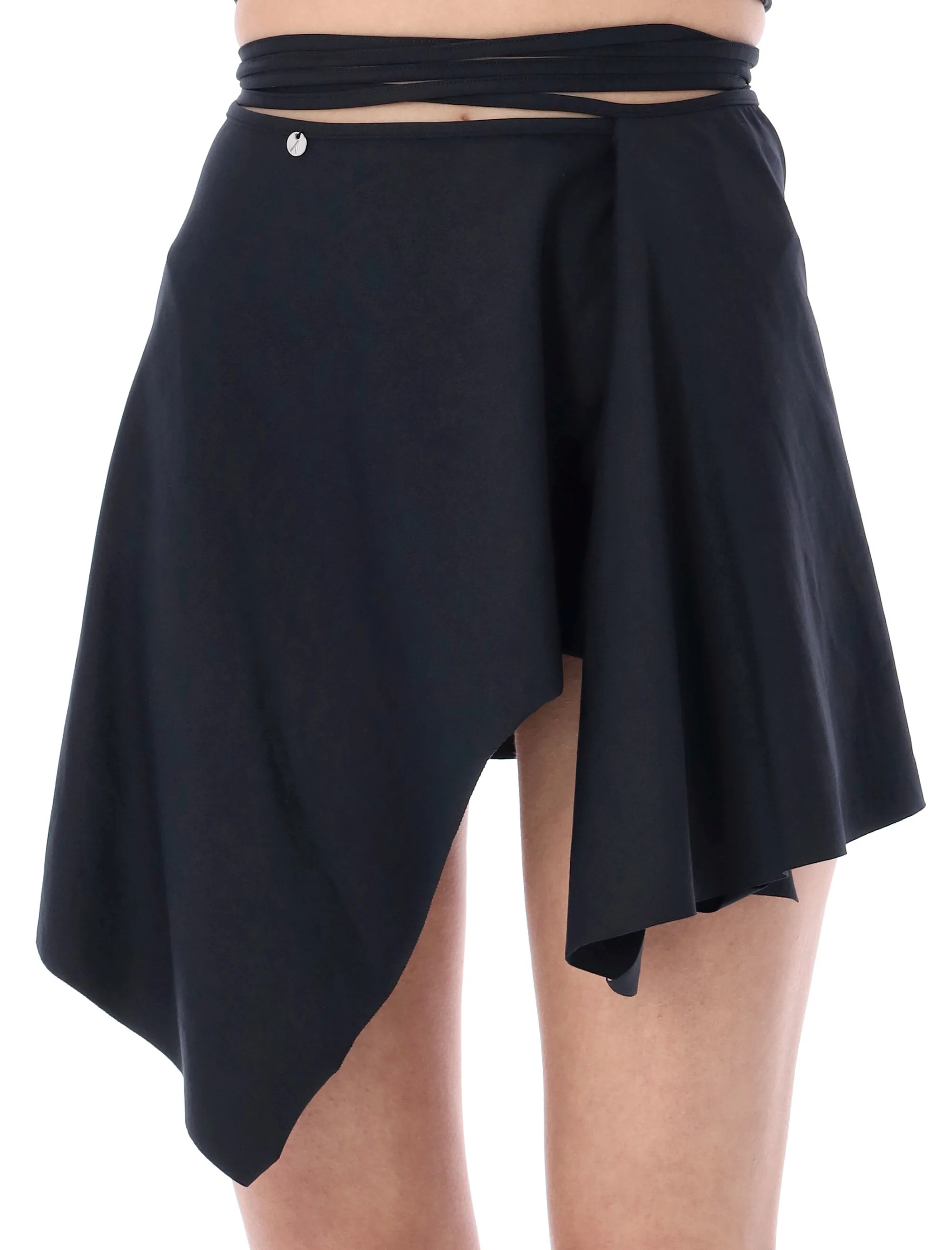 Draped Mini Skirt