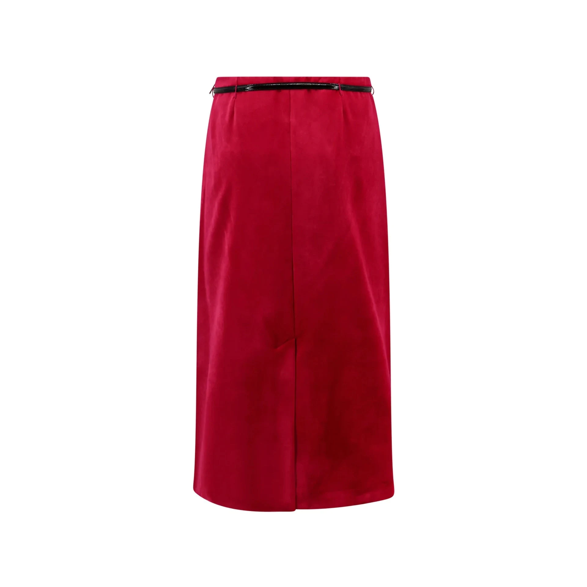 Velvet Bloom Midi Skirt