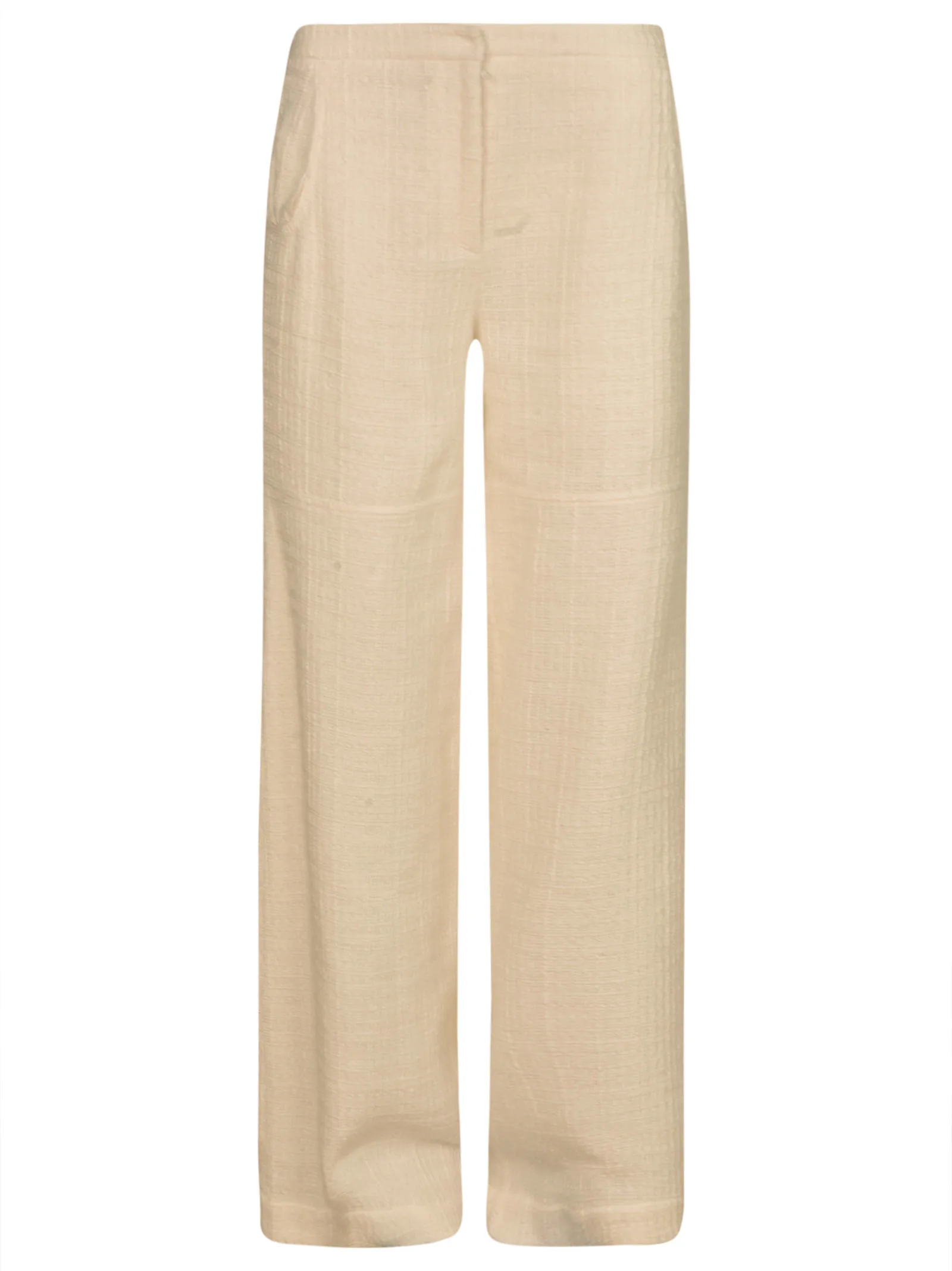 Straight Buttoned Trousers