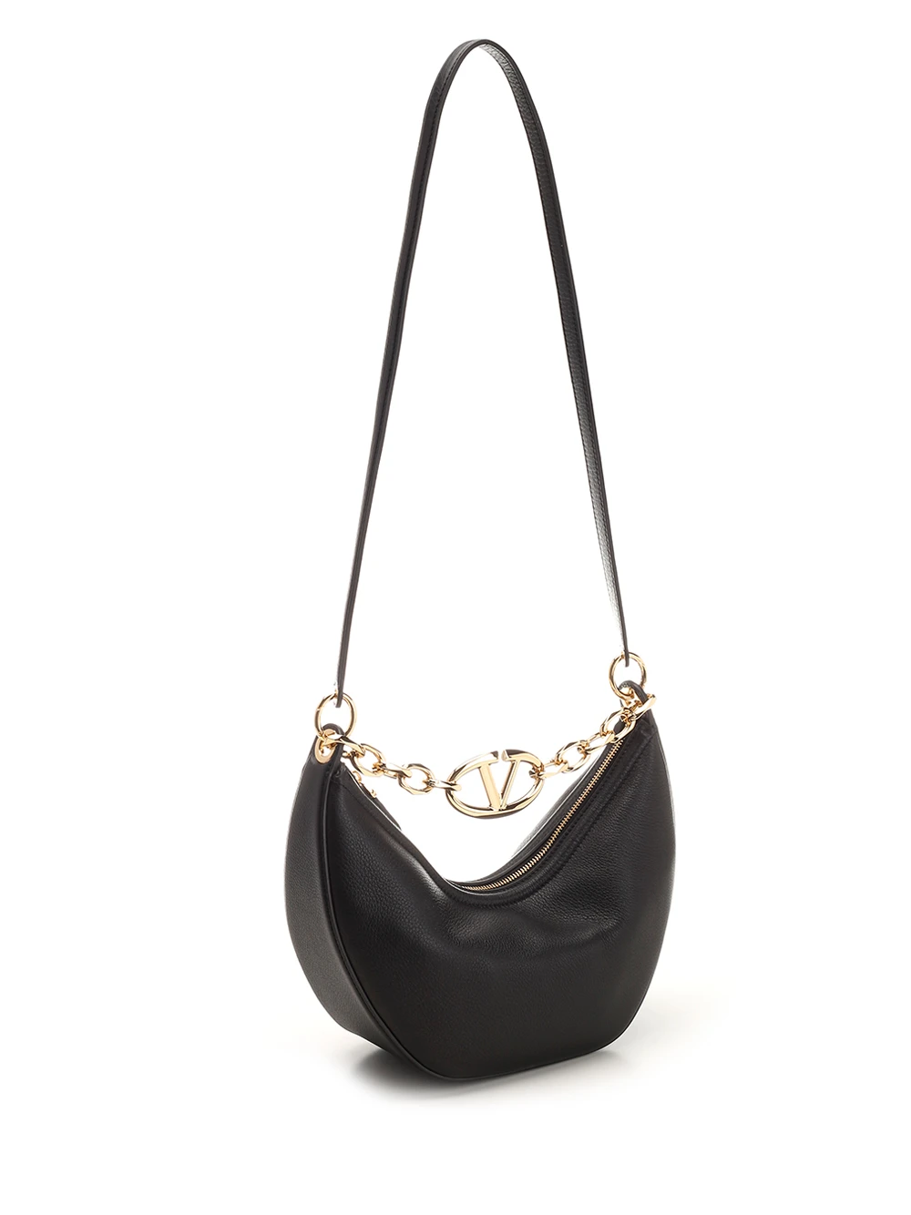 'v Logo' Hobo Bag