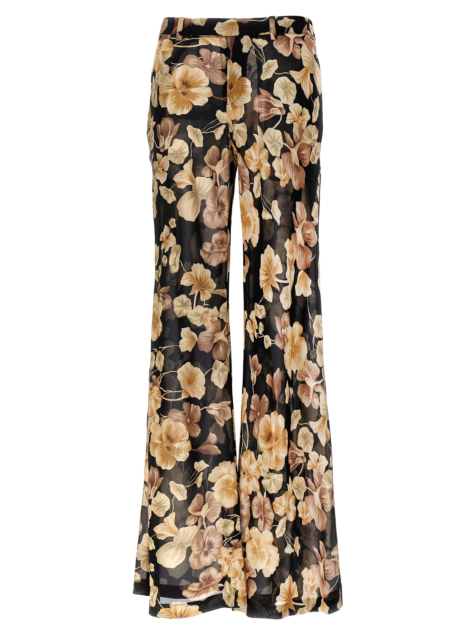 Floral Print Trousers