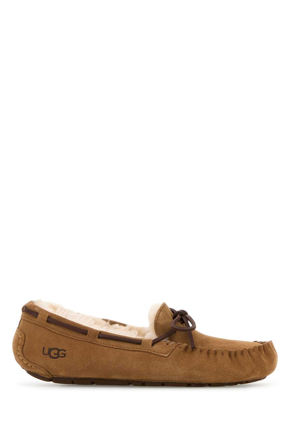 Camel Suede Dakota Loafers