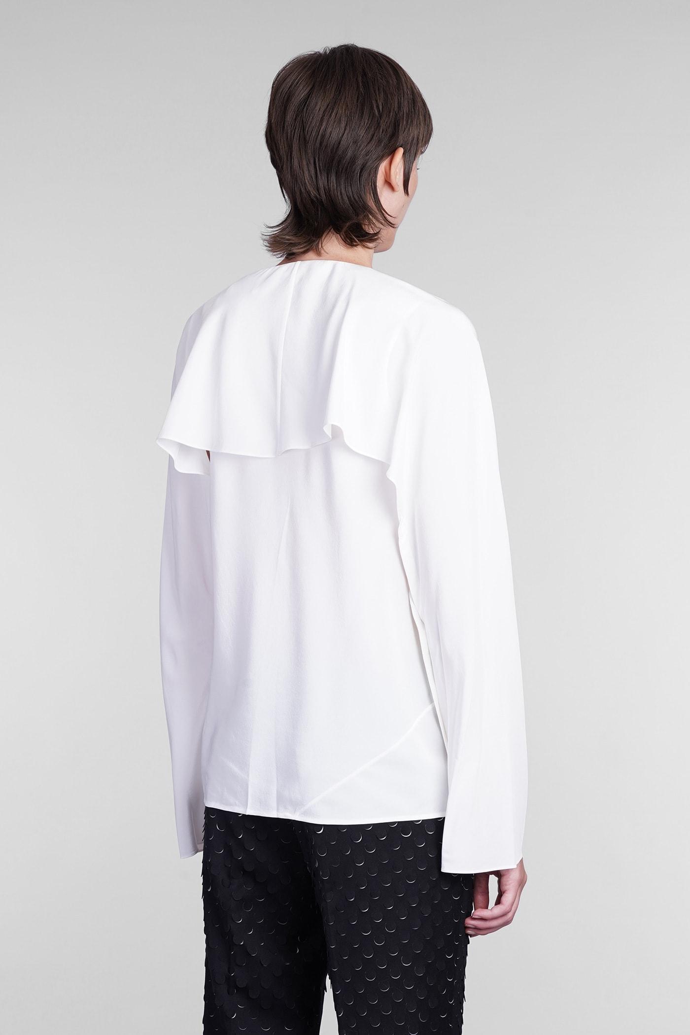 Blouse In White Silk