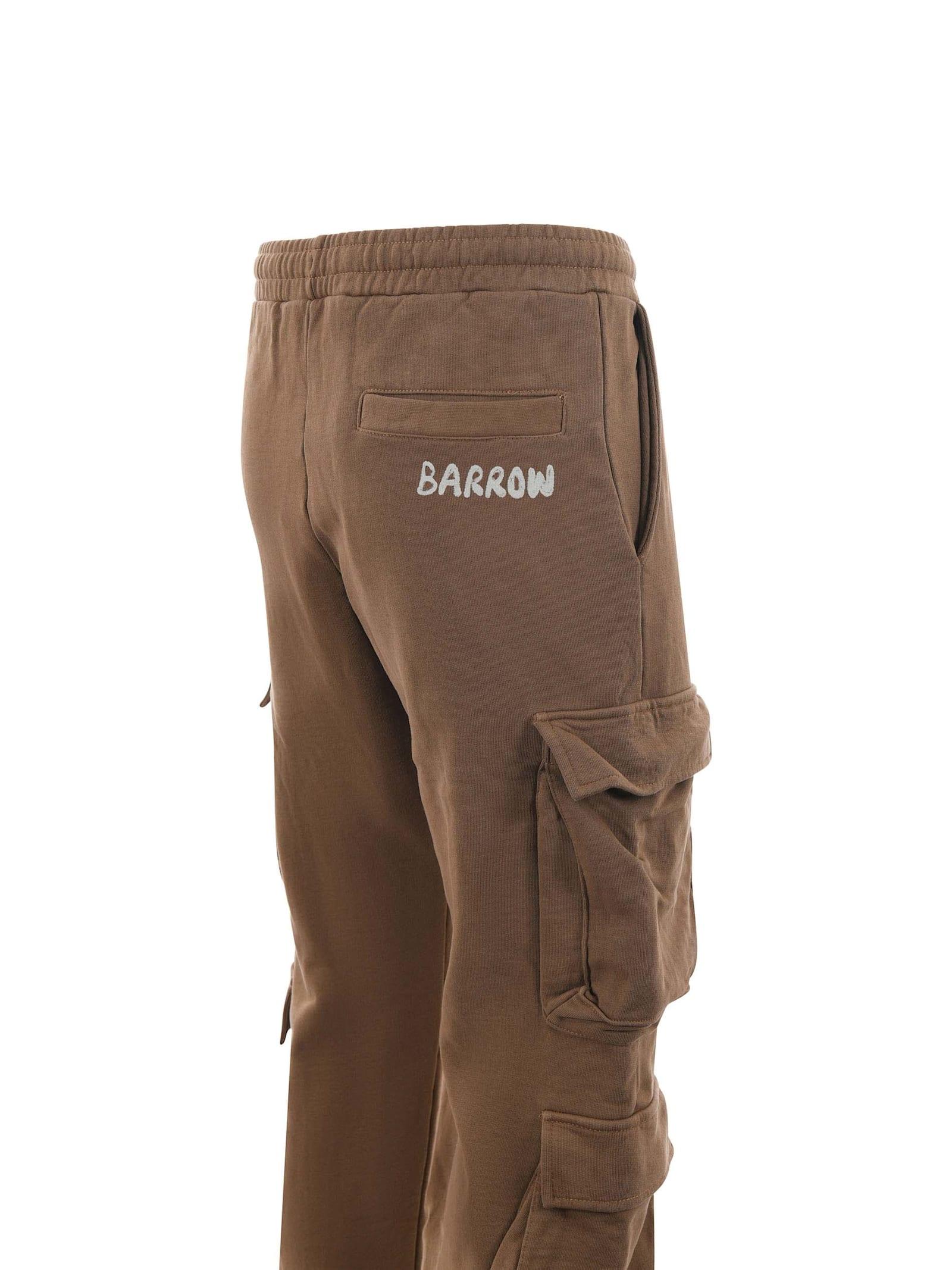 Barrow Cargo Jogging Trousers In Cotton