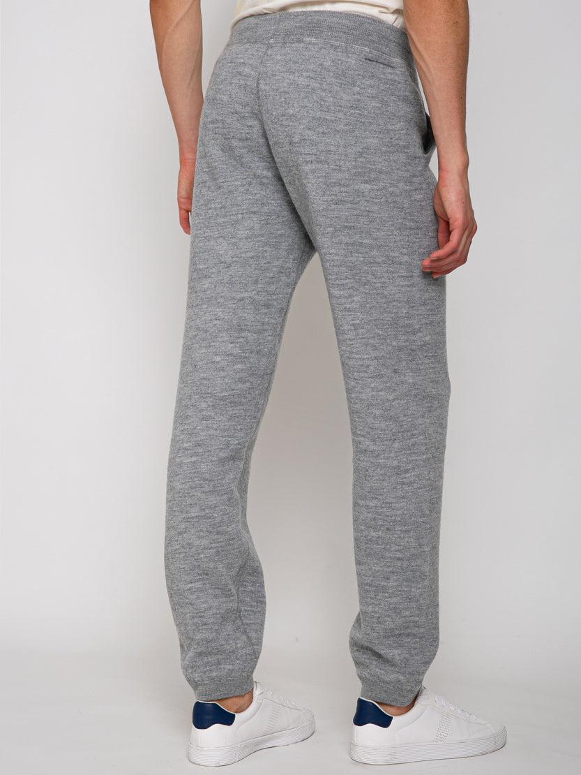 Track Knitted Sweatpants With Pockets