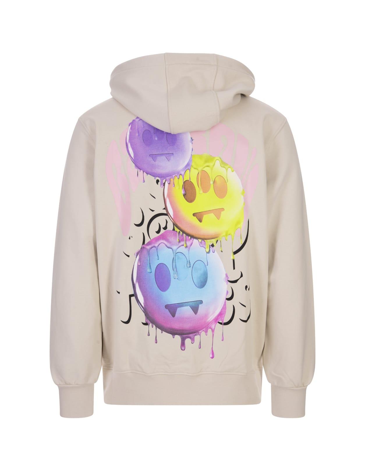 Dove Hoodie With Front And Back Graphic Print