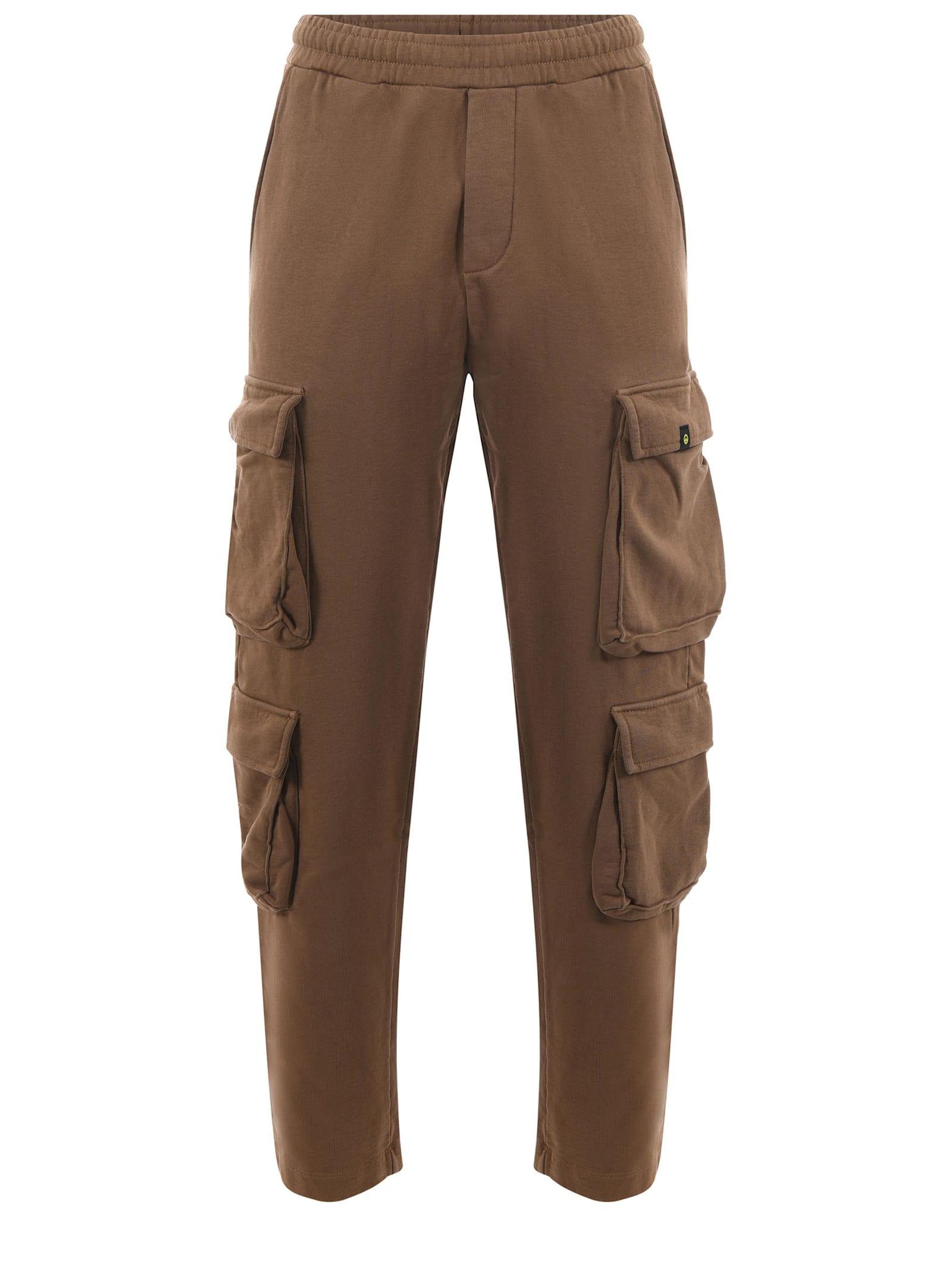 Barrow Cargo Jogging Trousers In Cotton