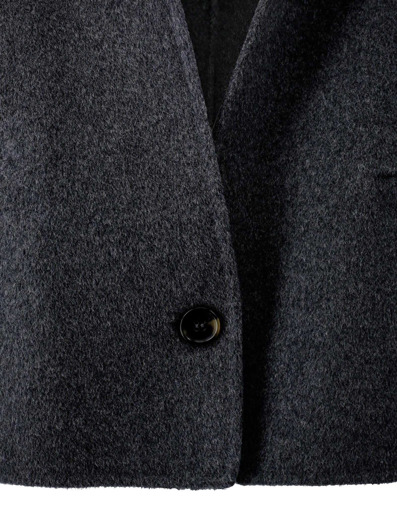 Single-breasted Wool Coat