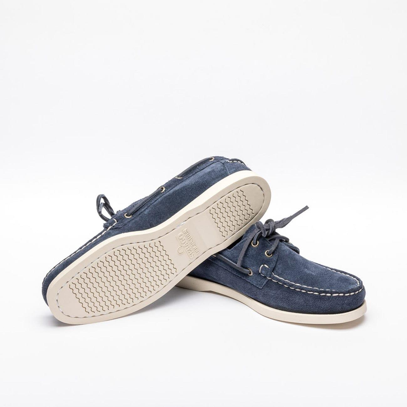 Portland Blue Navy Suede Loafer