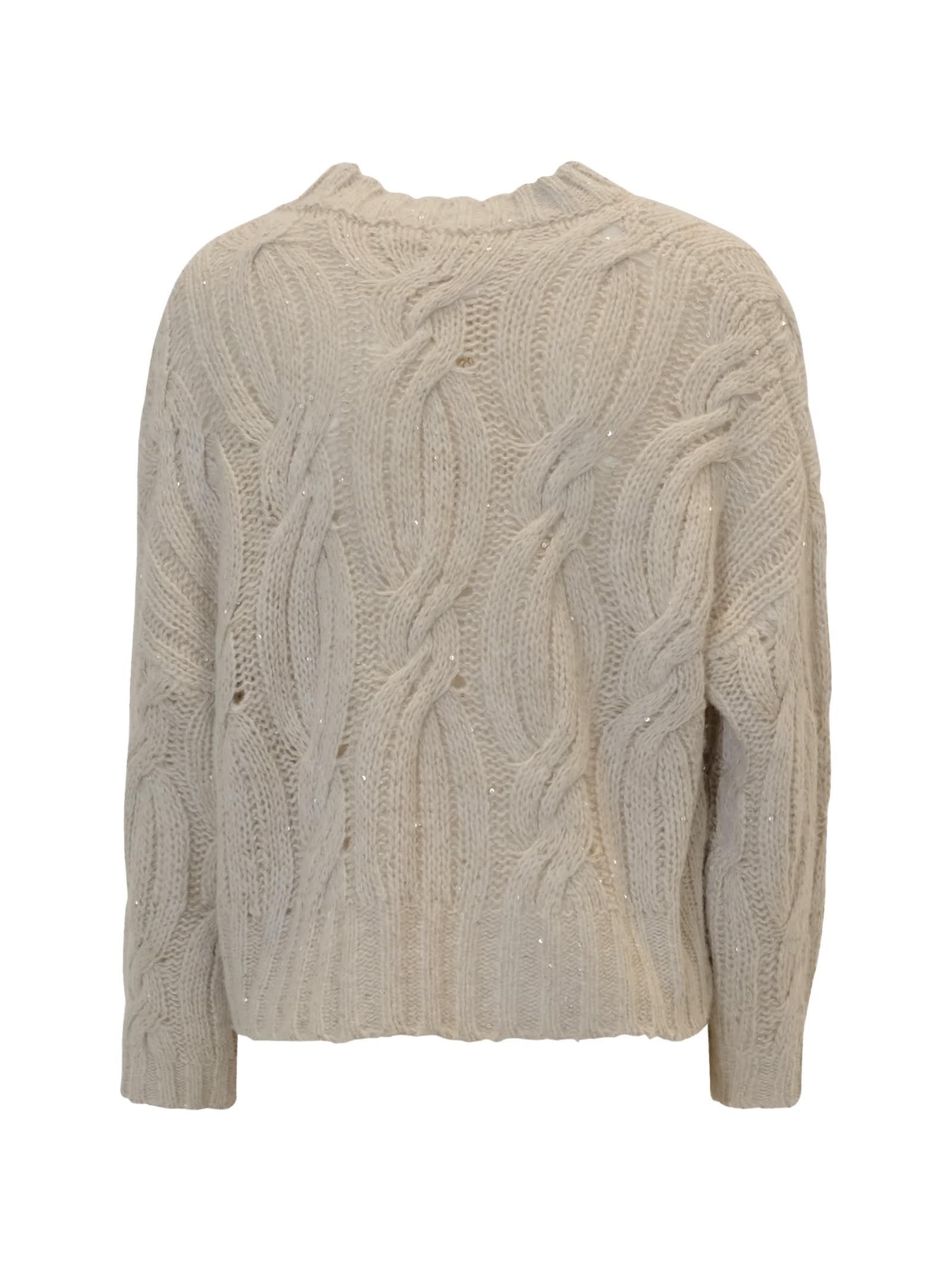 Antonelli Golia Beige Wool Sweater