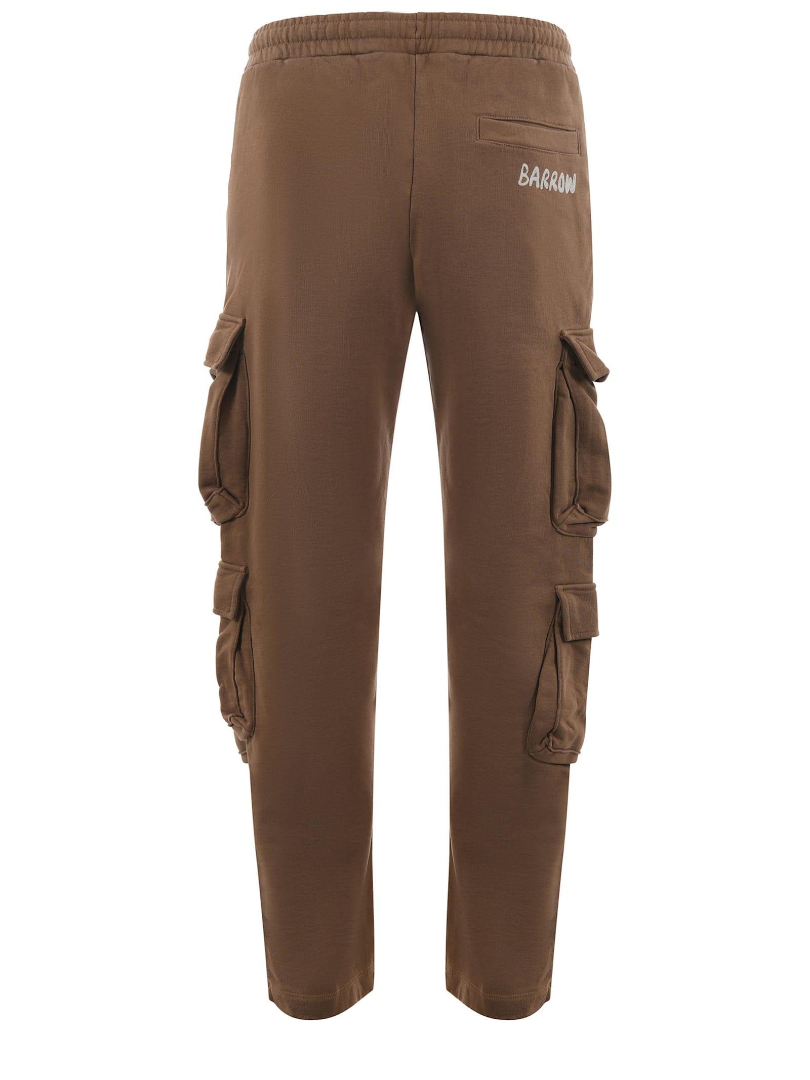 Barrow Cargo Jogging Trousers In Cotton