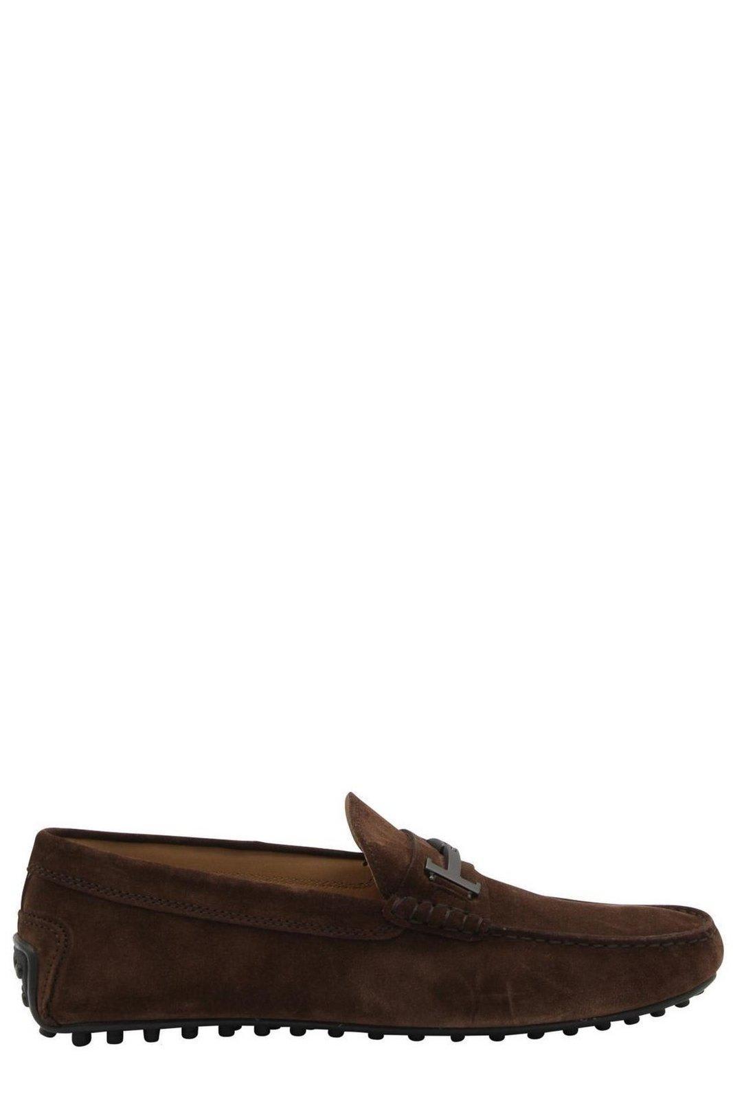 Gommino Logo Plaque Loafers