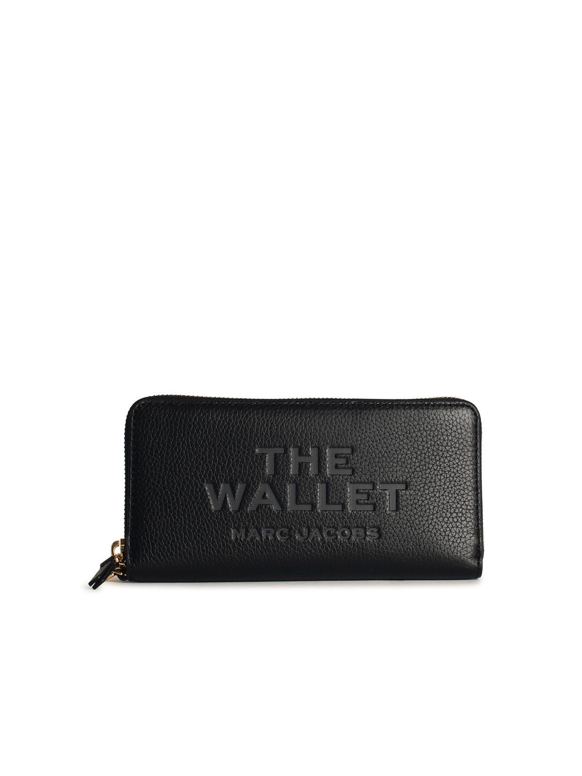 Marc Jacobs () 'Continental' Black Lear Wallet