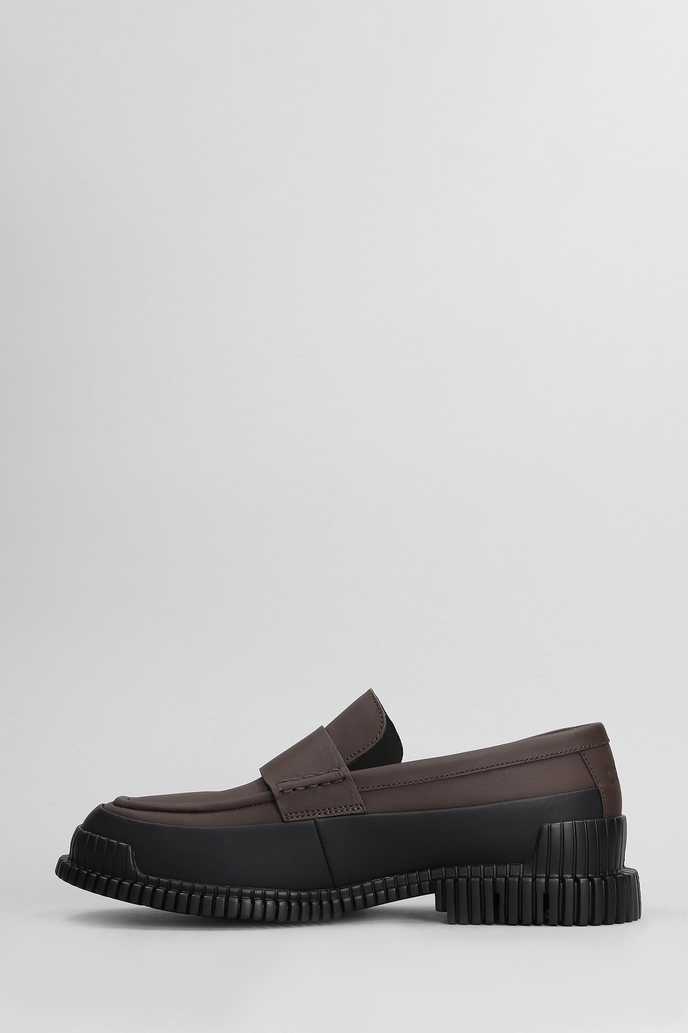 Pix Loafers In Bordeaux Leather