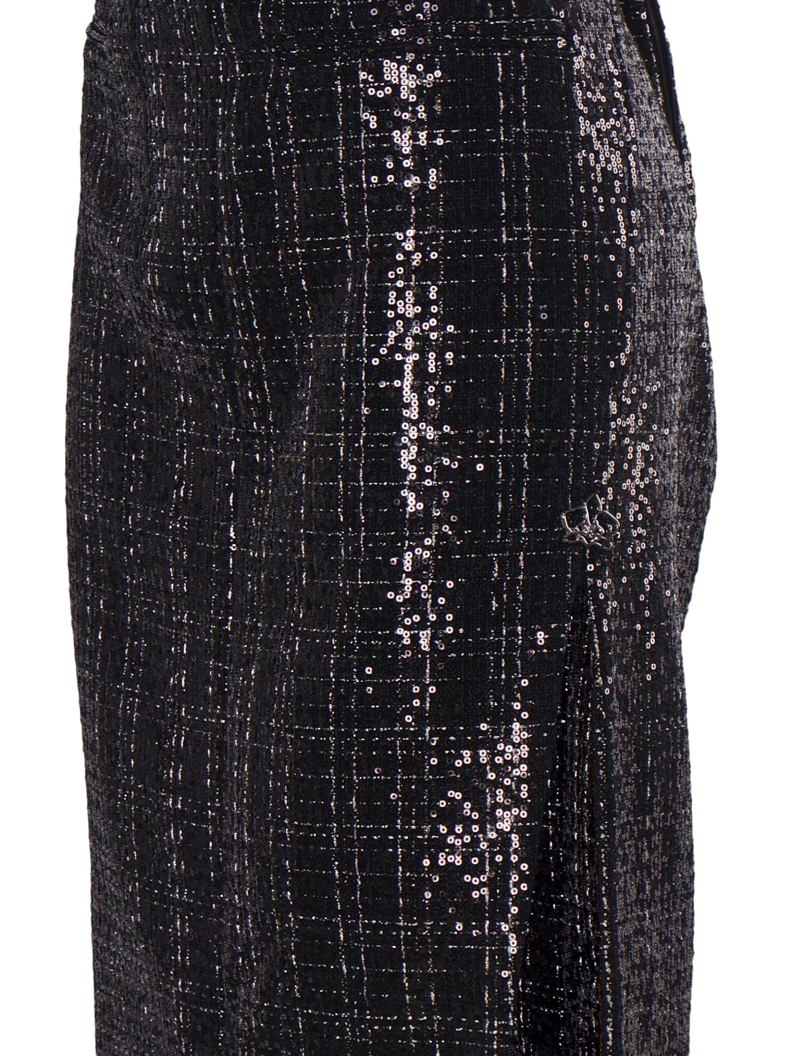 Sequined Pencil Skirt