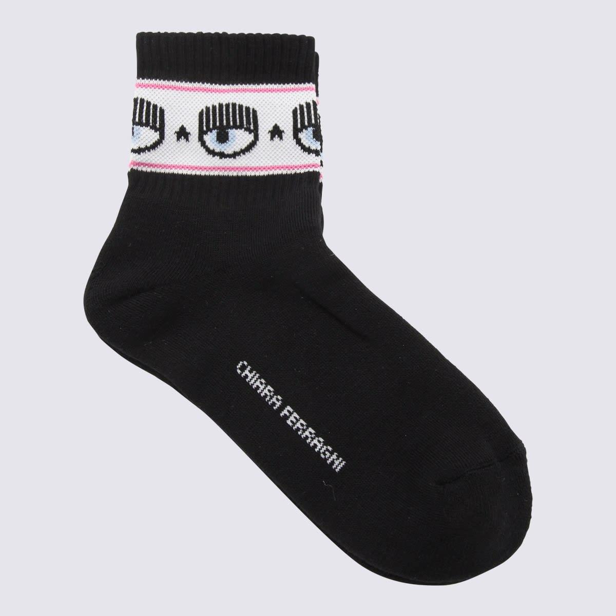 Black Cotton Socks