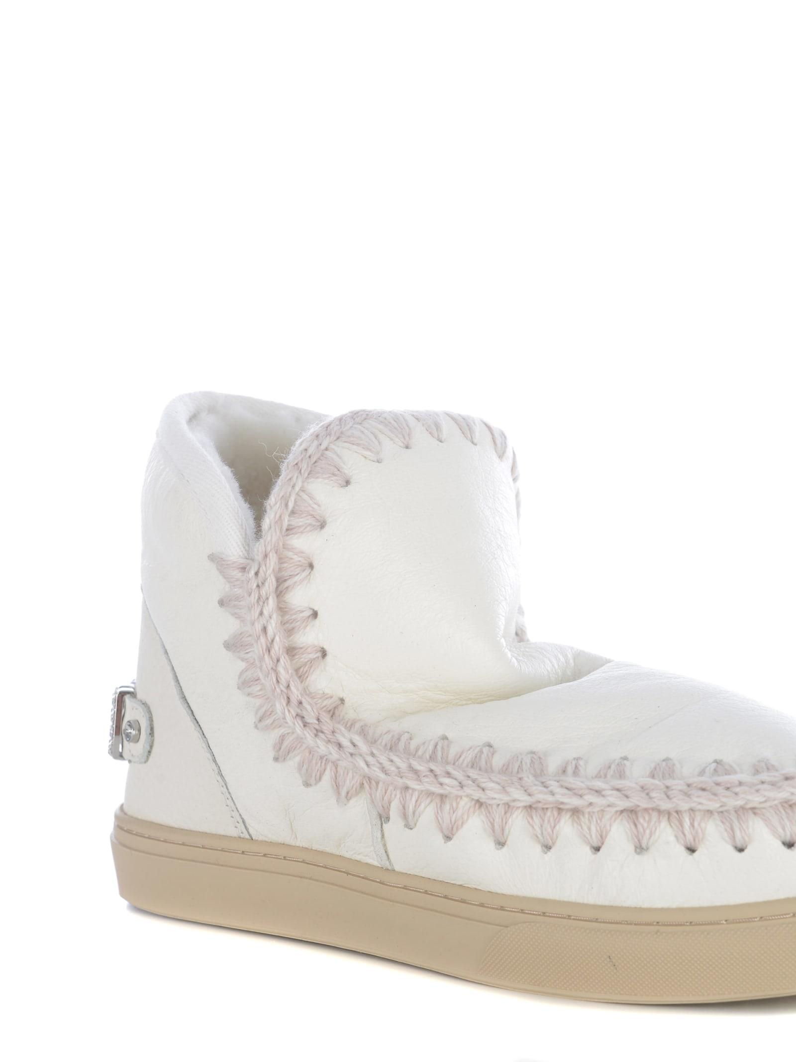 Boots Mou "sneakers Strass" Made Of Genuine Leather