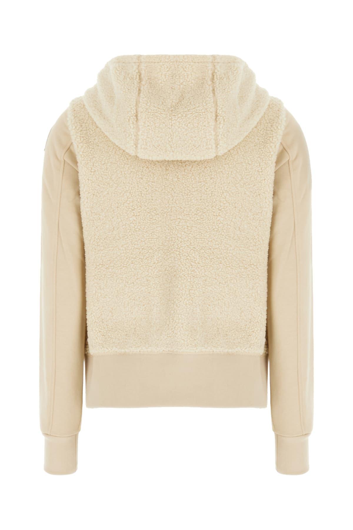 Sand Cotton Blend Sweatshirt