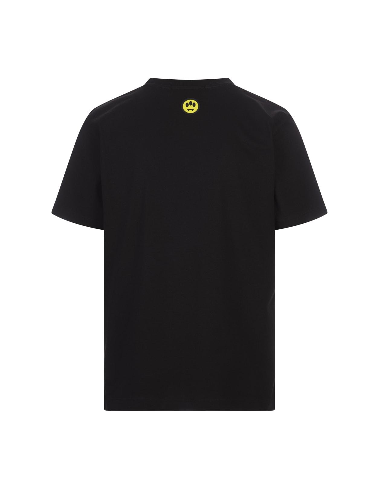 Black T-shirt With Logo Lettering