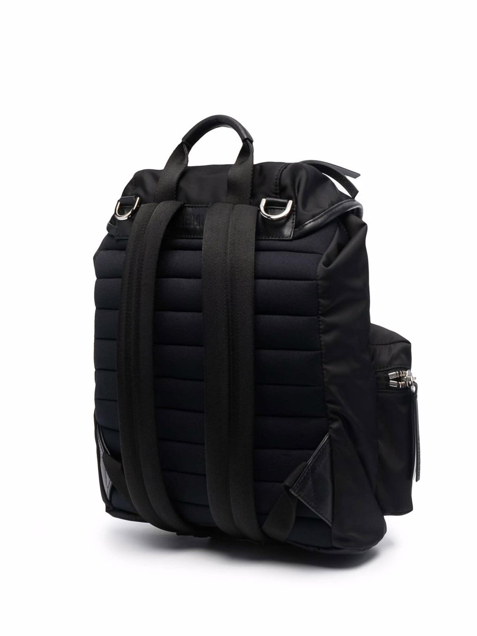 Black Nylon Backpack