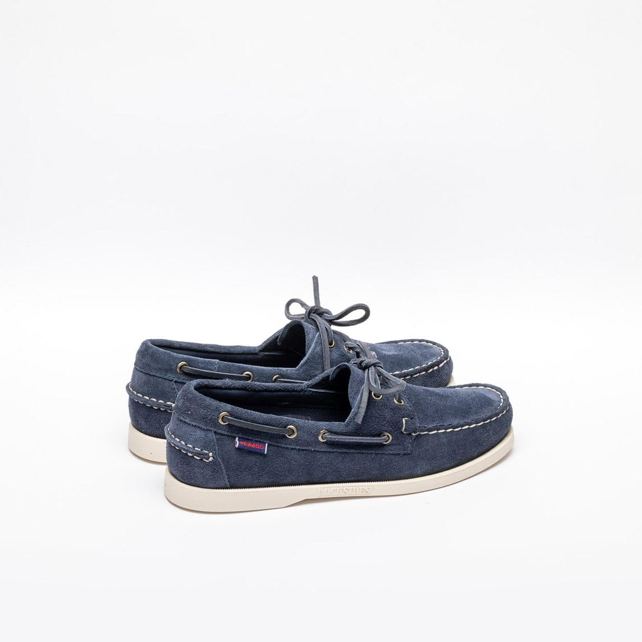 Portland Blue Navy Suede Loafer