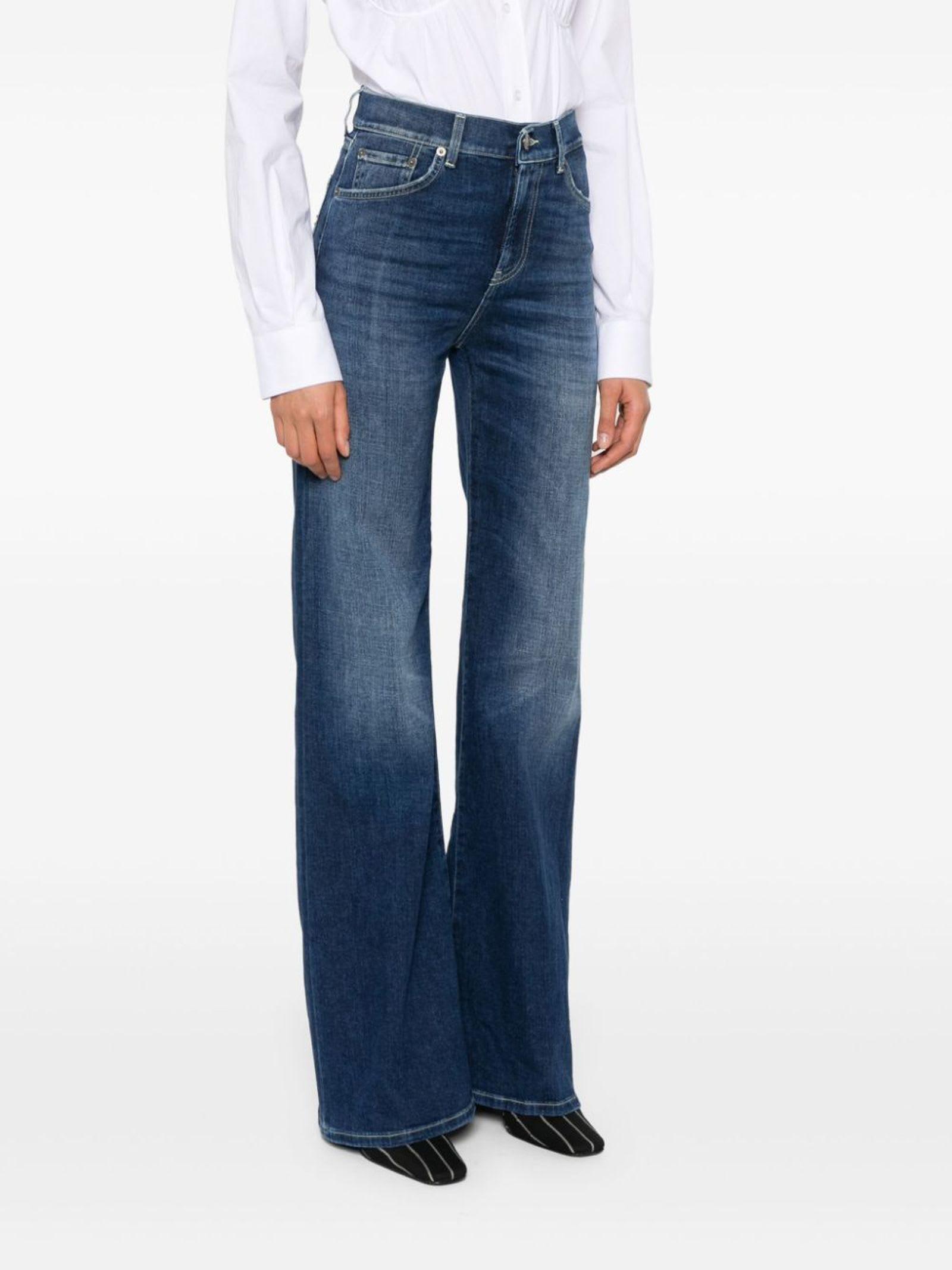 Amber Mid-rise Wide-leg Jeans