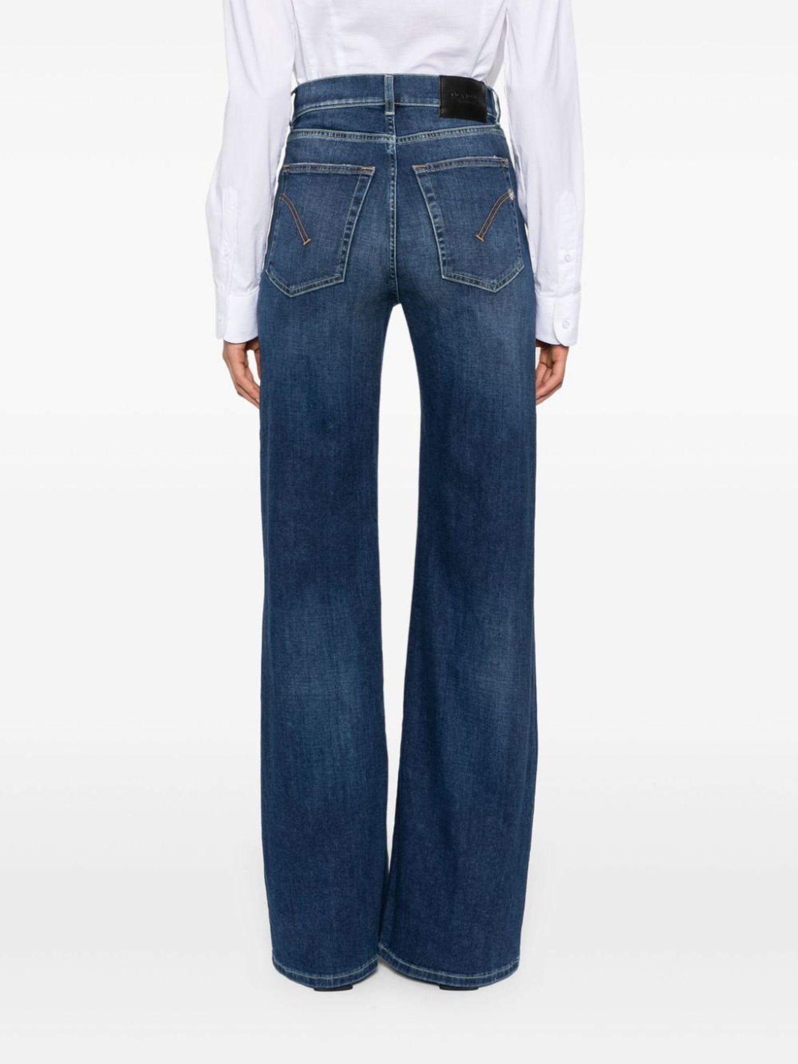 Amber Mid-rise Wide-leg Jeans