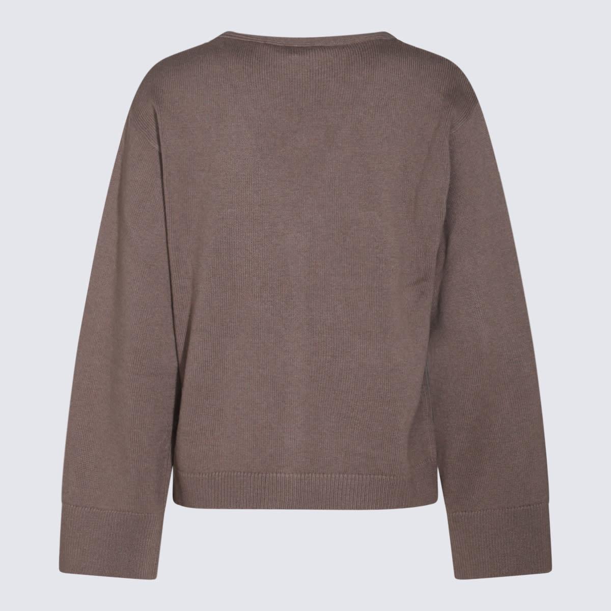 Brown Wool Knitwear