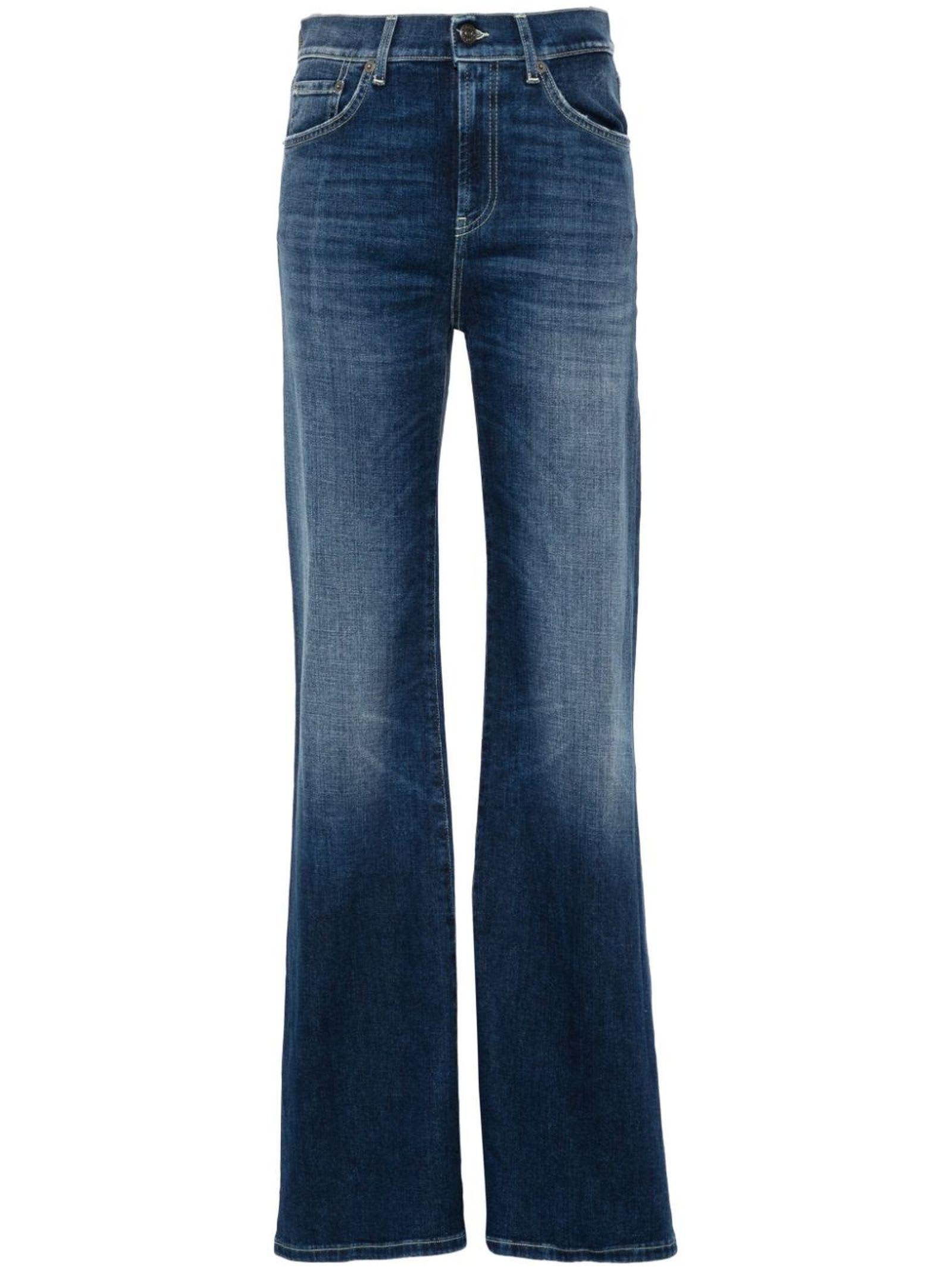 Amber Mid-rise Wide-leg Jeans