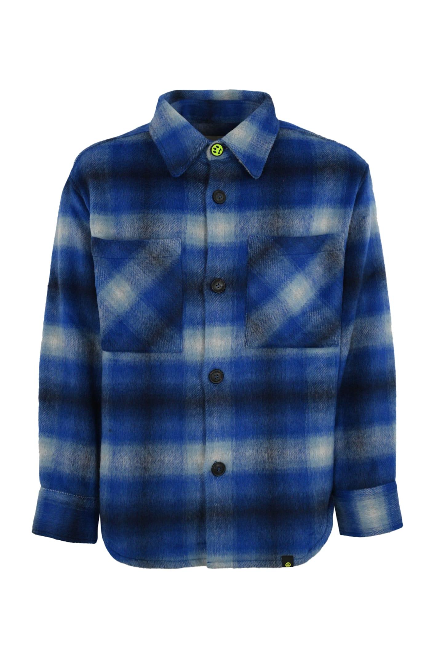 Blue Checked Flannel Shirt